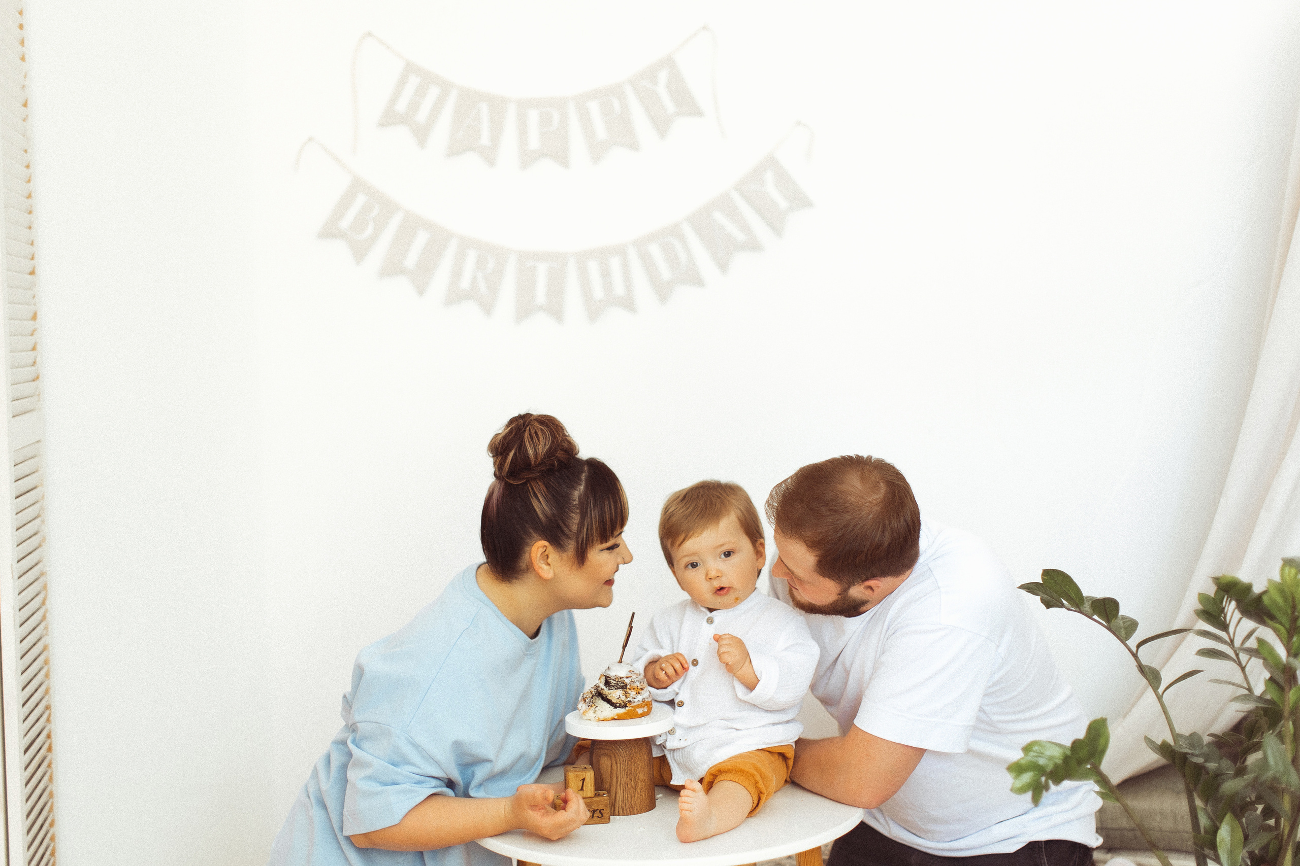 Яну 1 годик, Фотостудия «ХУГГЕ». Семейный и детский фотограф в Краснодаре Анна Трашкова