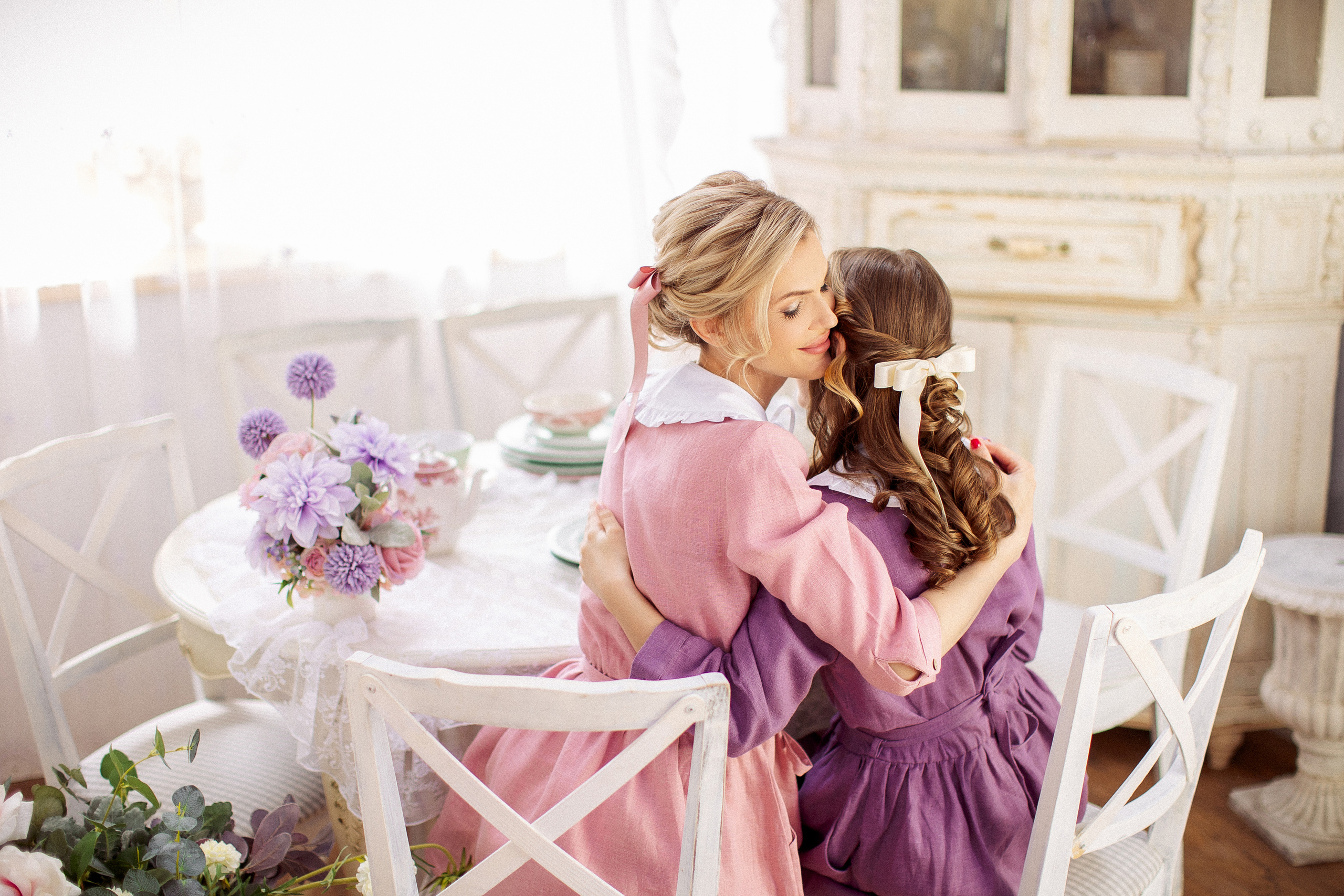 Пасха в стиле «Прованс», мама и дочки. Семейный и детский фотограф в Краснодаре Анна Трашкова