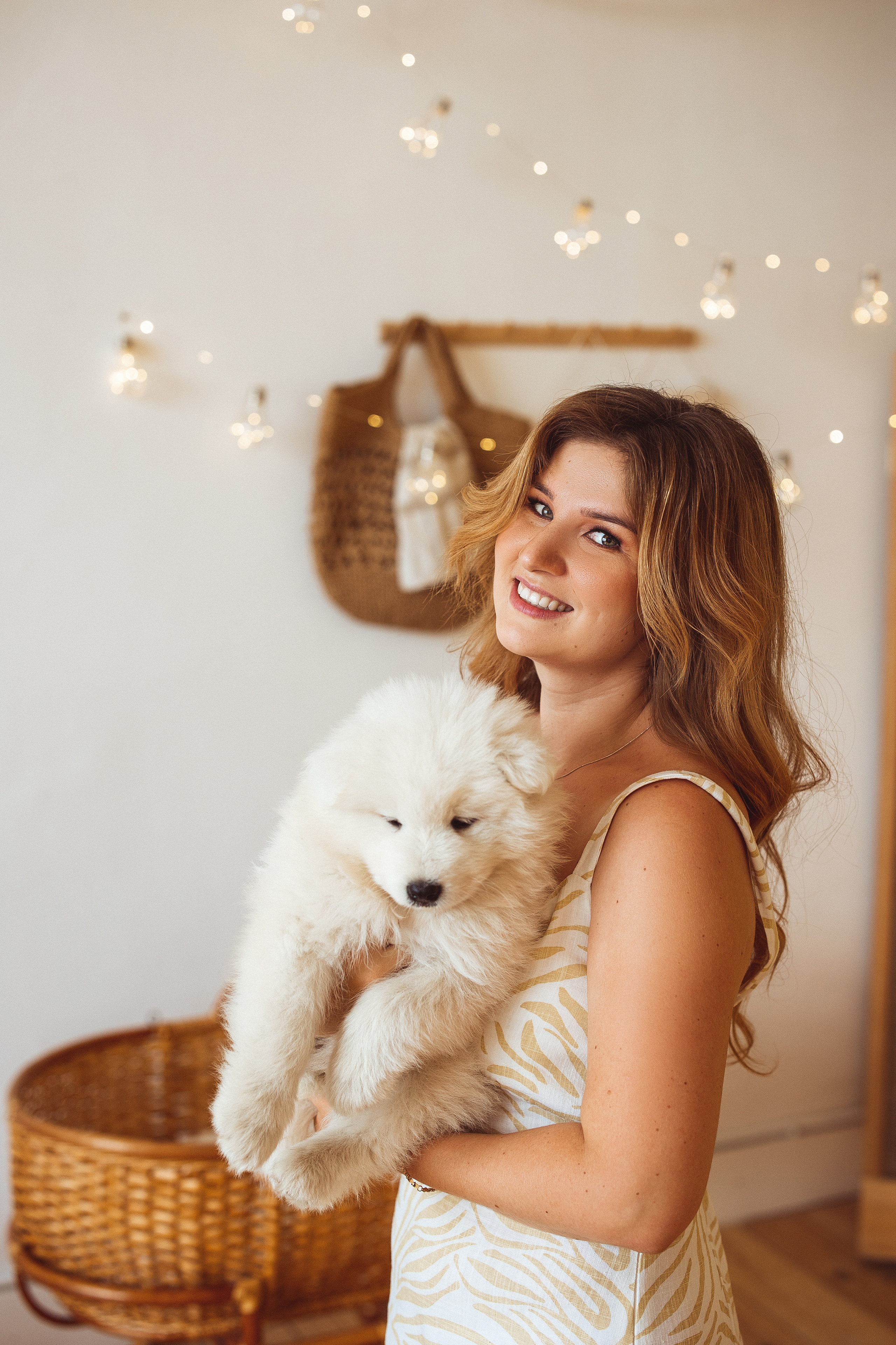 С щенками. Семейный и детский фотограф в Краснодаре Анна Трашкова