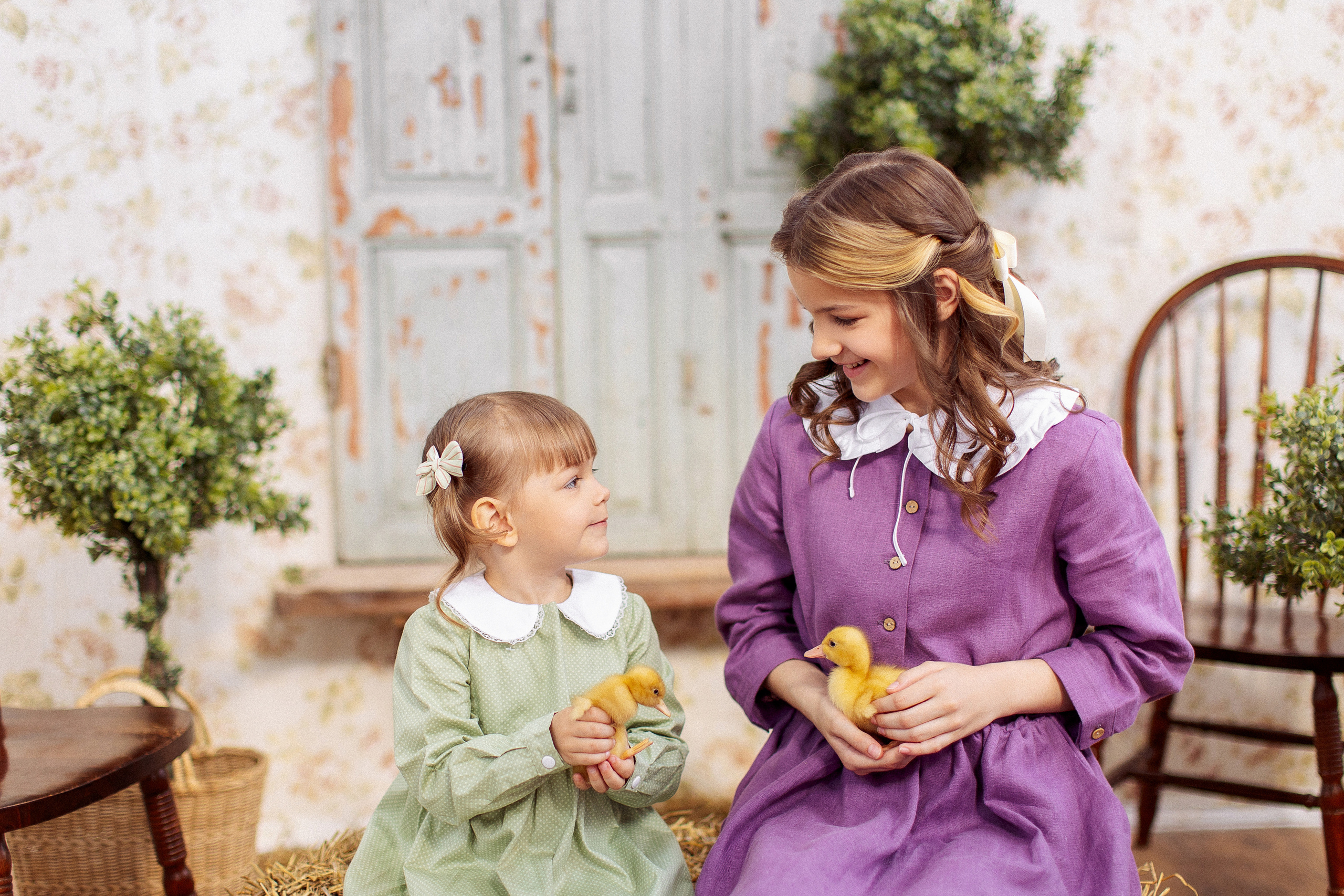 Пасха в стиле «Прованс», мама и дочки. Семейный и детский фотограф в Краснодаре Анна Трашкова