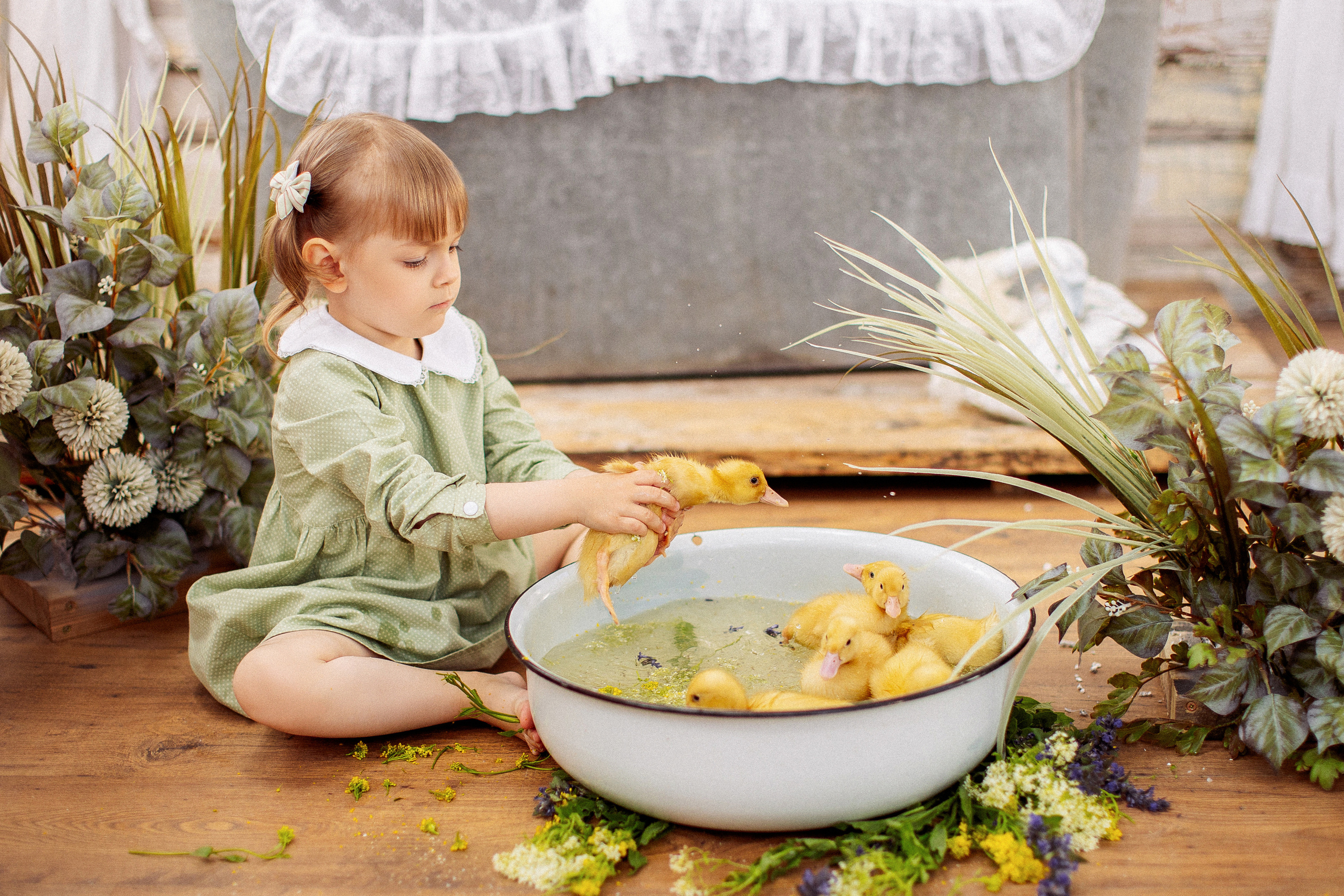 Пасха в стиле «Прованс», мама и дочки. Семейный и детский фотограф в Краснодаре Анна Трашкова