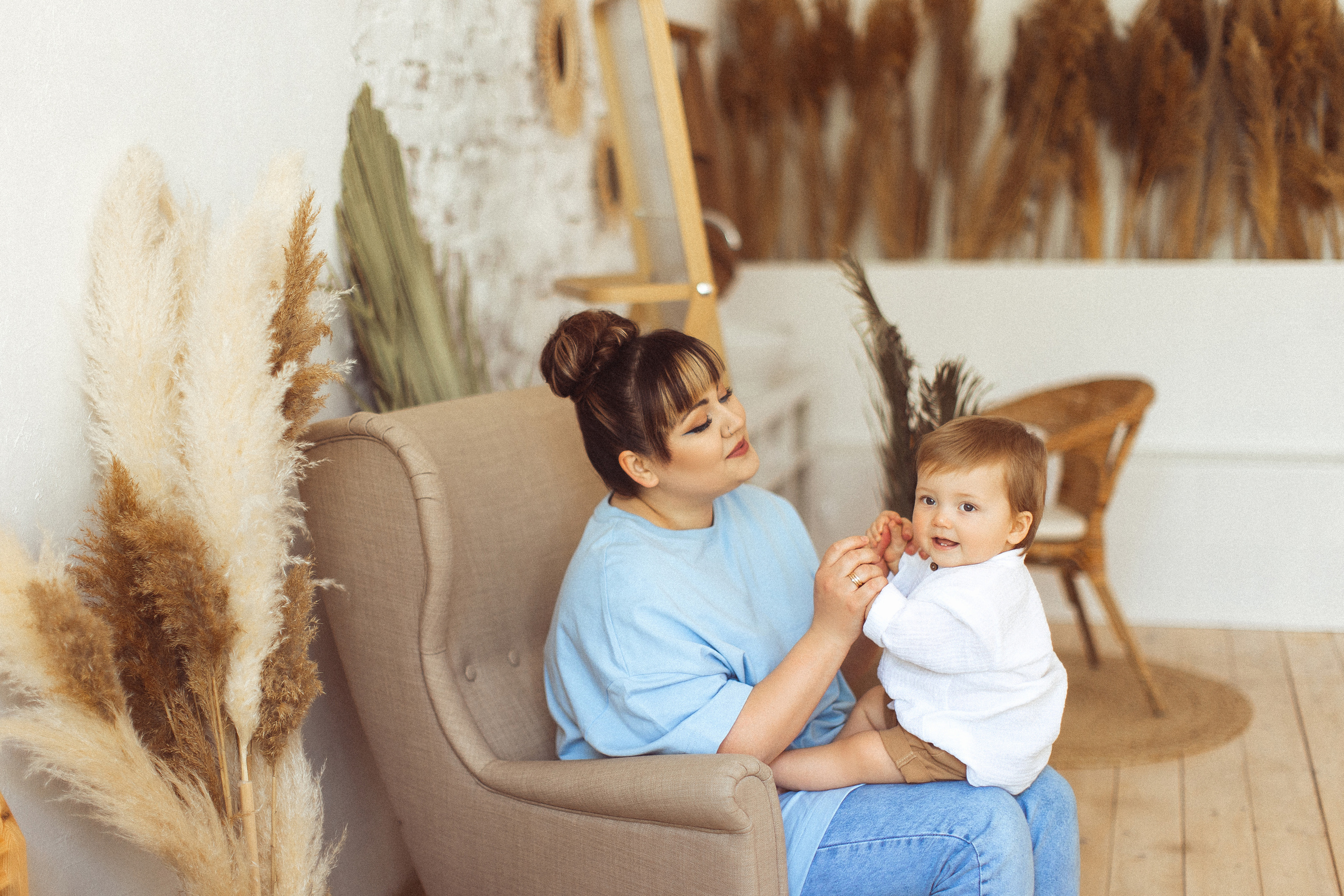 Яну 1 годик, Фотостудия «ХУГГЕ». Семейный и детский фотограф в Краснодаре Анна Трашкова