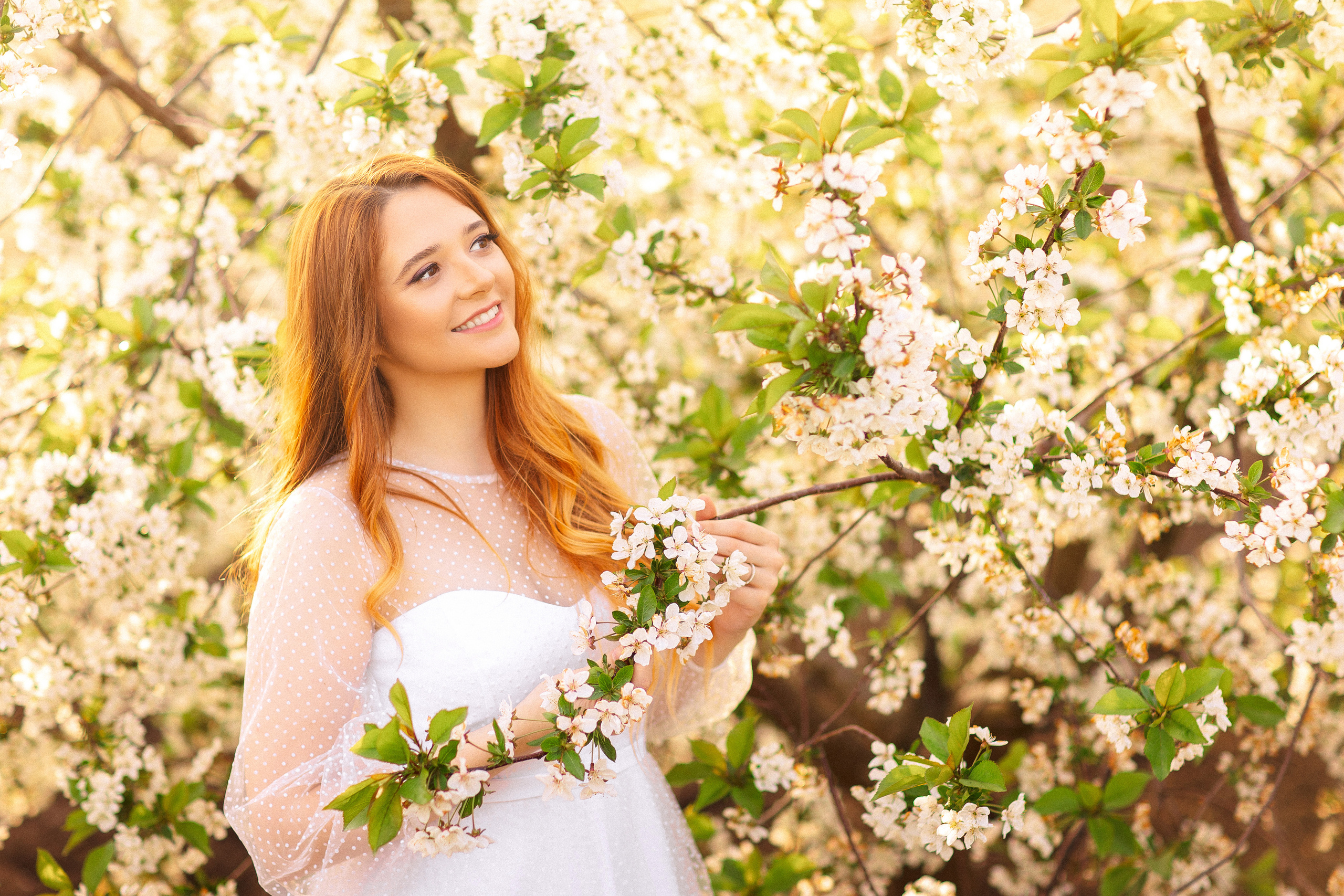 Фотосессия в цветущем саду, Краснодар. Семейный и детский фотограф в Краснодаре Анна Трашкова