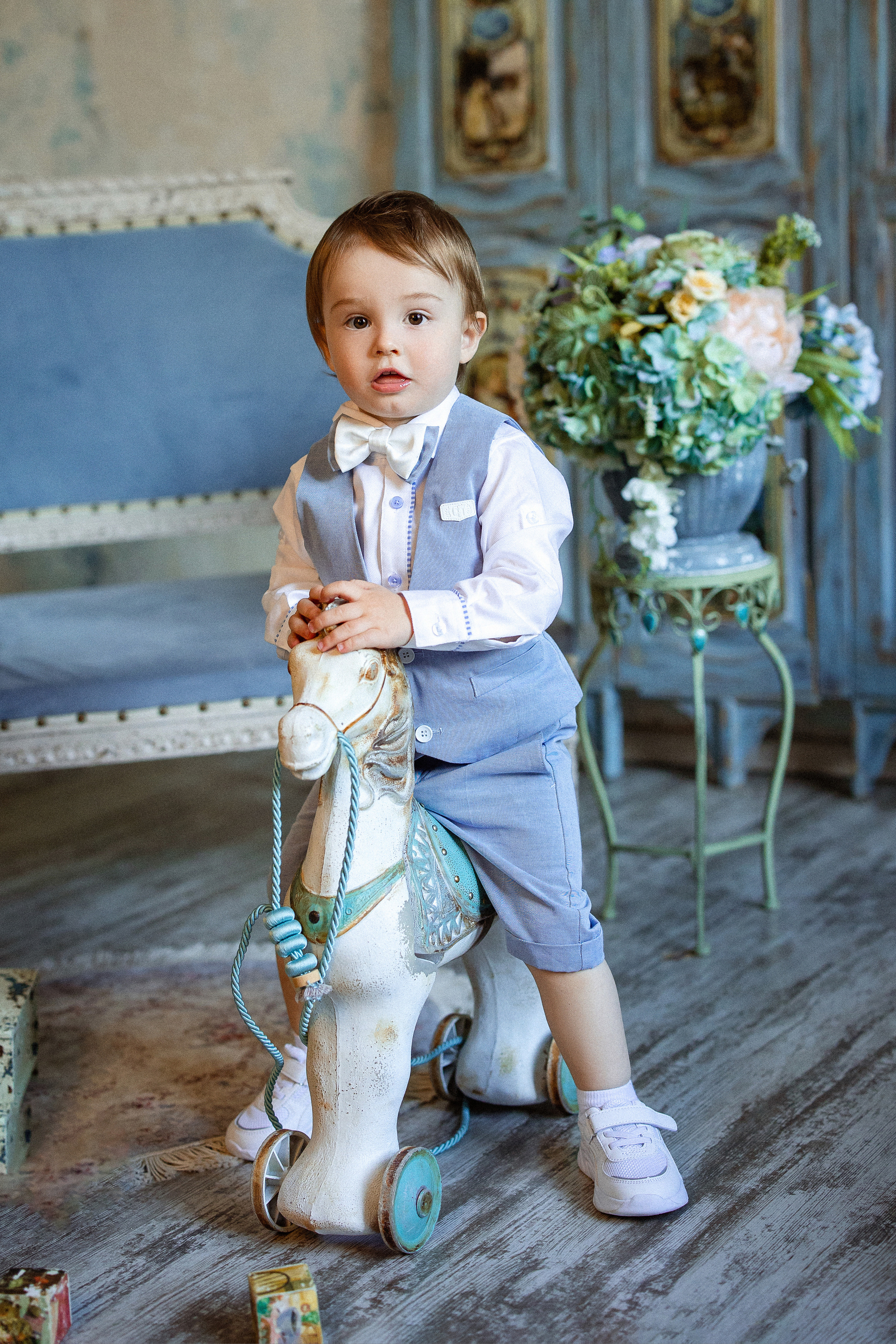 Андрюше 2 годика, Фотостудия «Винтаж». Семейный и детский фотограф в Краснодаре Анна Трашкова