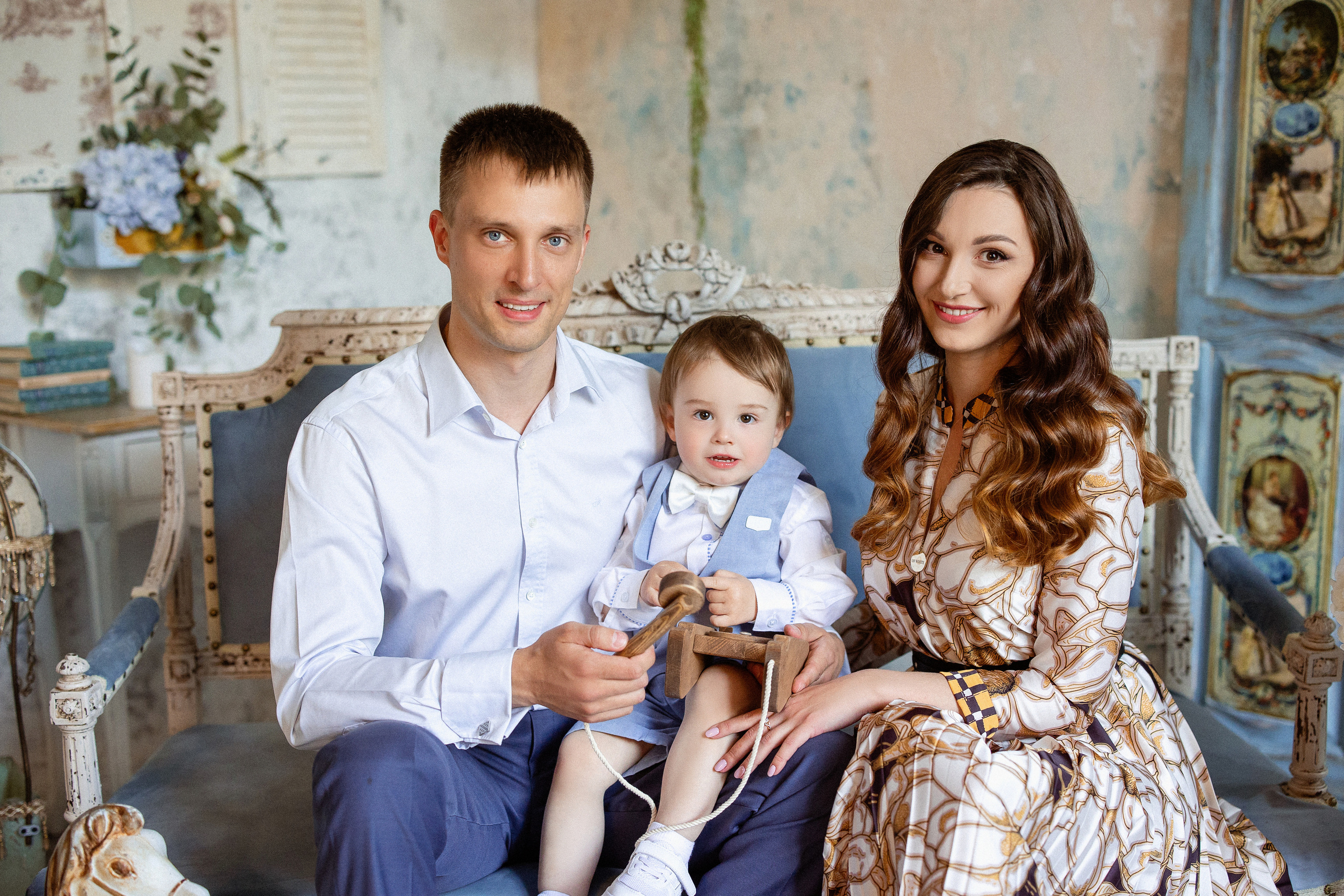 Андрюше 2 годика, Фотостудия «Винтаж». Семейный и детский фотограф в Краснодаре Анна Трашкова