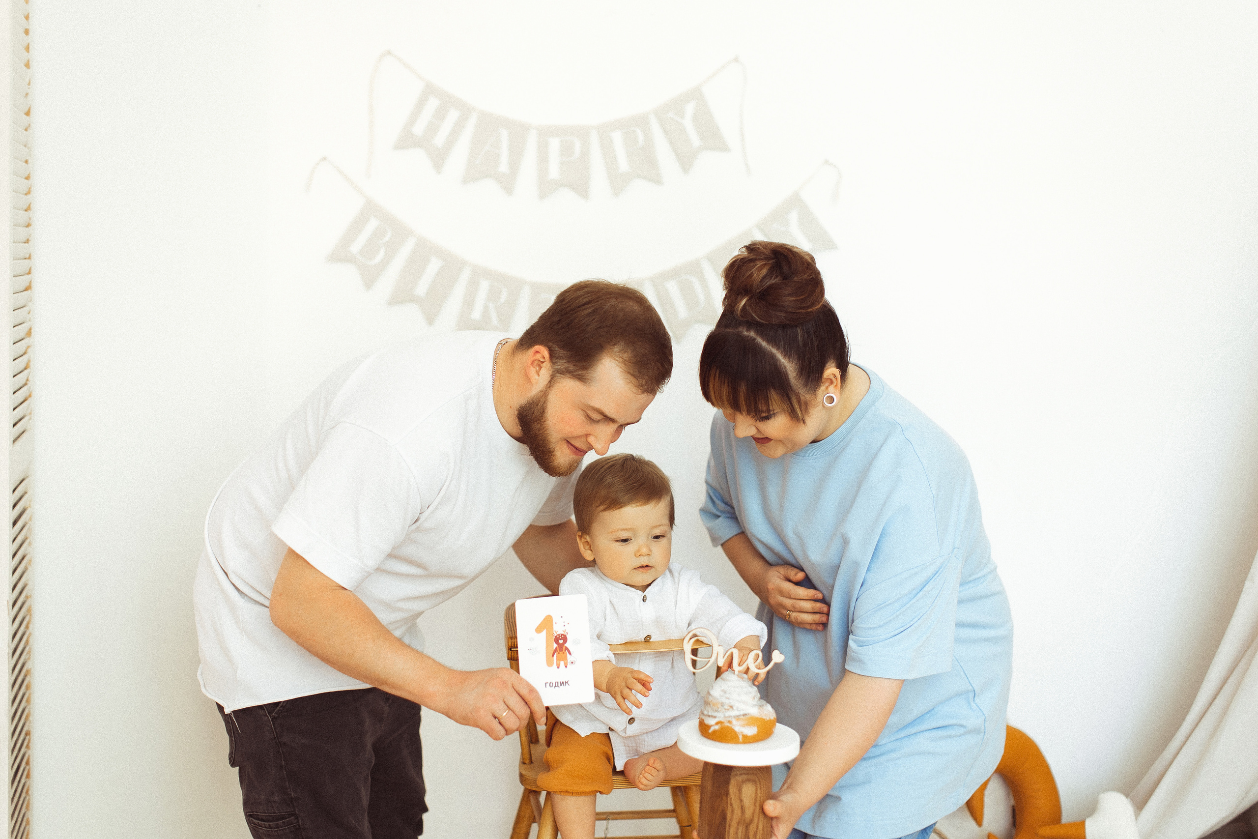 Яну 1 годик, Фотостудия «ХУГГЕ». Семейный и детский фотограф в Краснодаре Анна Трашкова