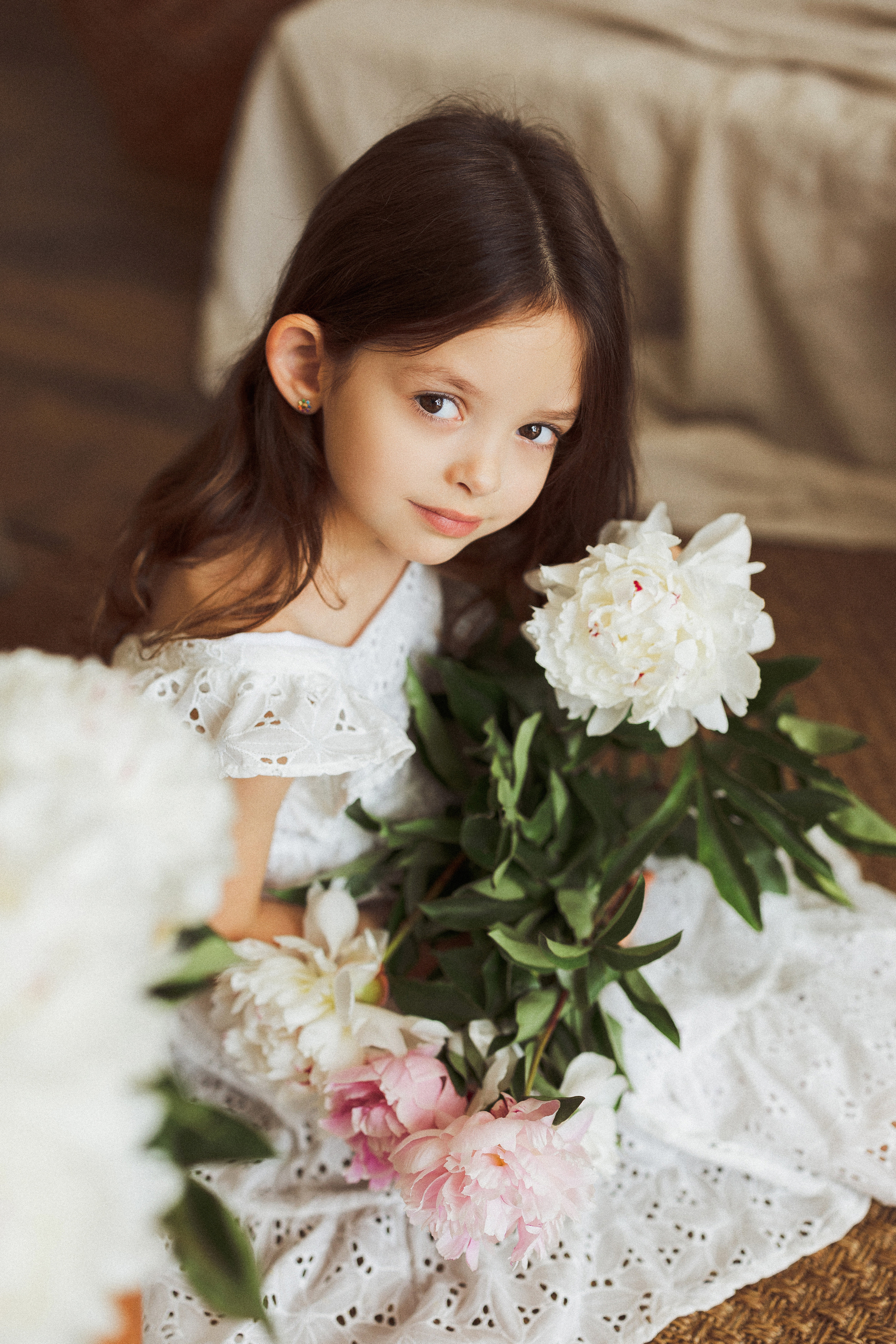 Алина и Дана, Пионы. Семейный и детский фотограф в Краснодаре Анна Трашкова