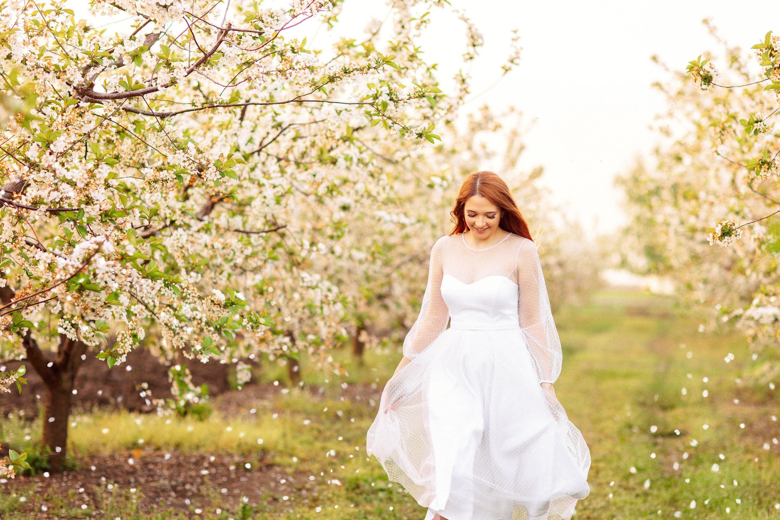 Фотосессия в цветущем саду, Краснодар. Семейный и детский фотограф в Краснодаре Анна Трашкова