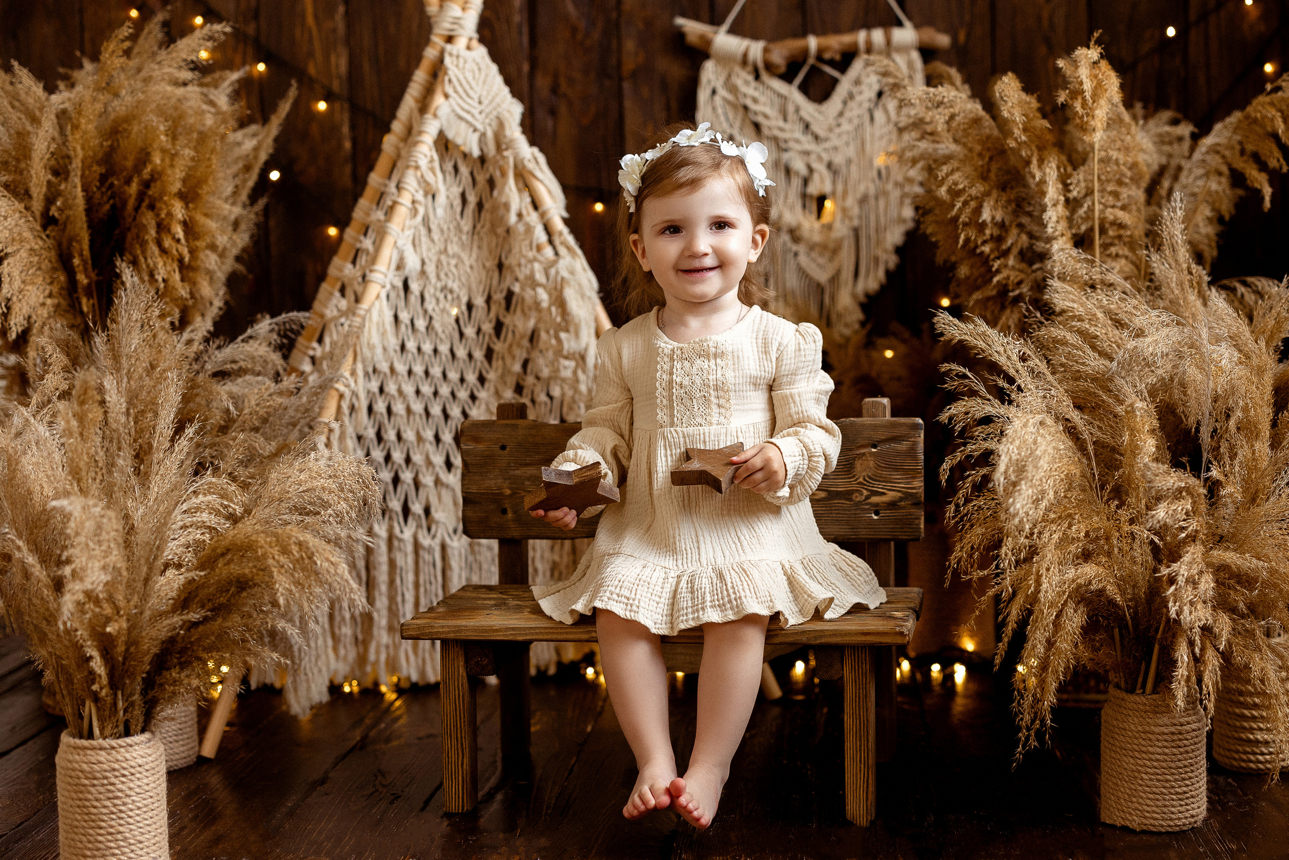 Бохо на тёмном. Семейный и детский фотограф в Краснодаре Анна Трашкова