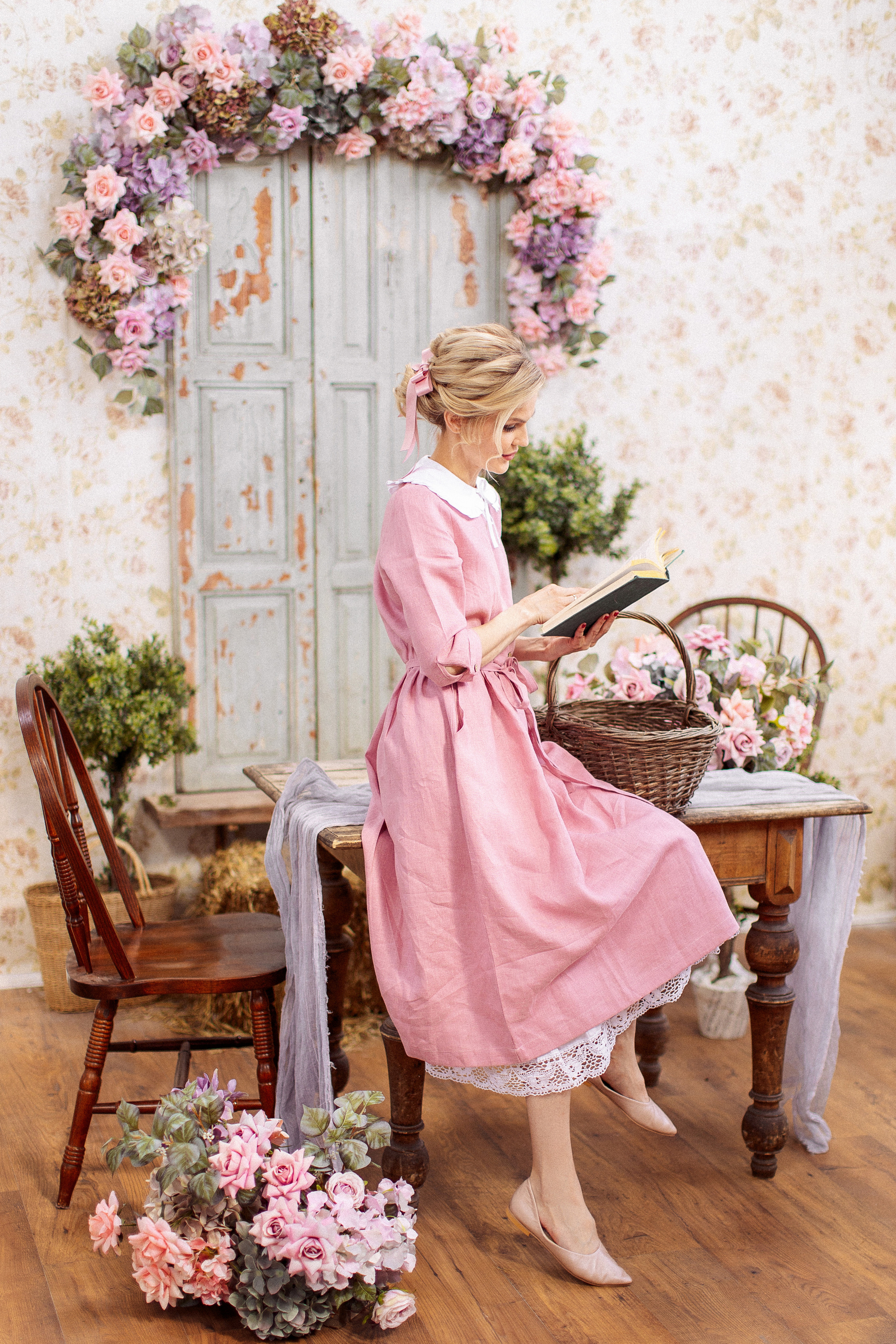 Пасха в стиле «Прованс», мама и дочки. Семейный и детский фотограф в Краснодаре Анна Трашкова