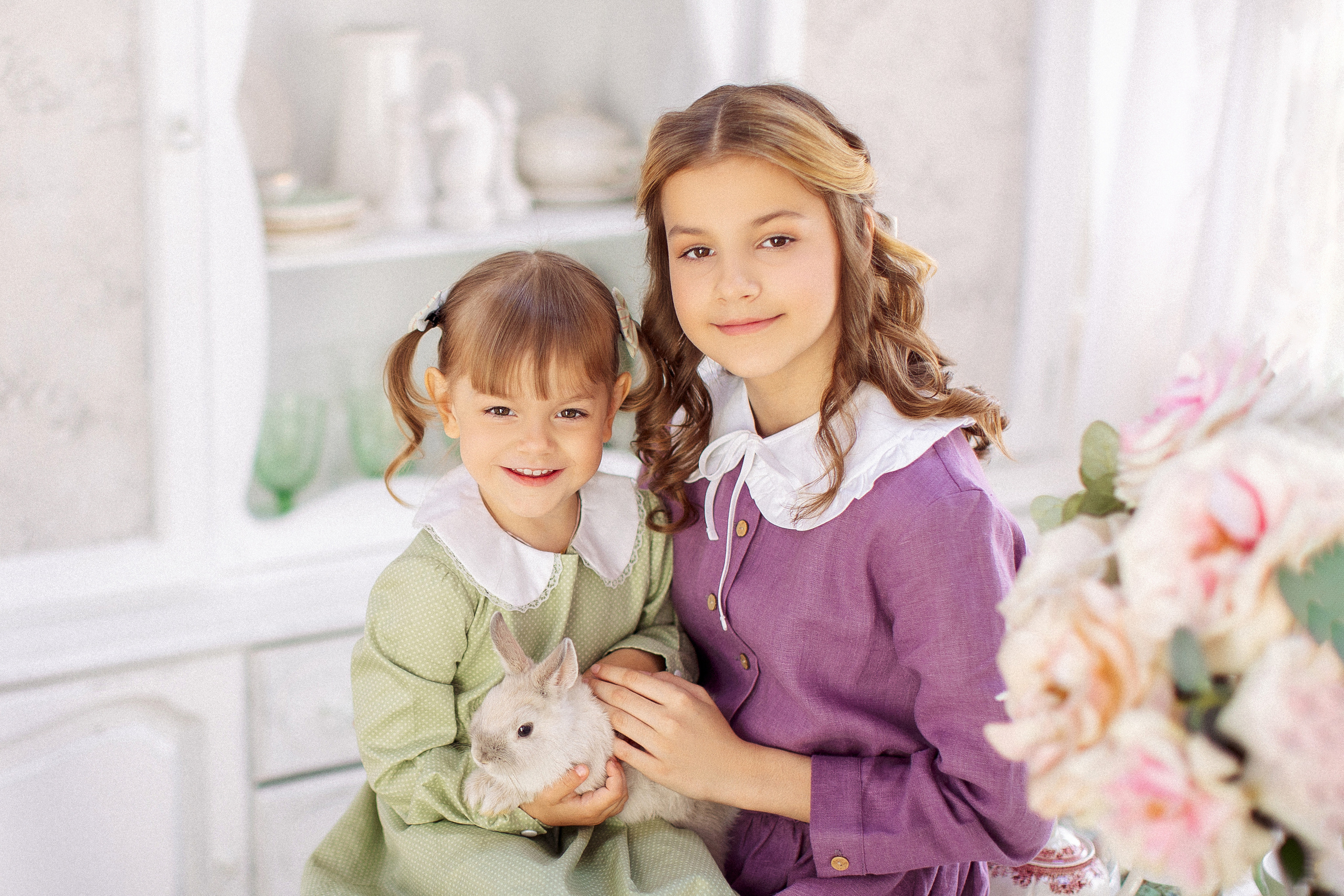 Пасха в стиле «Прованс», мама и дочки. Семейный и детский фотограф в Краснодаре Анна Трашкова