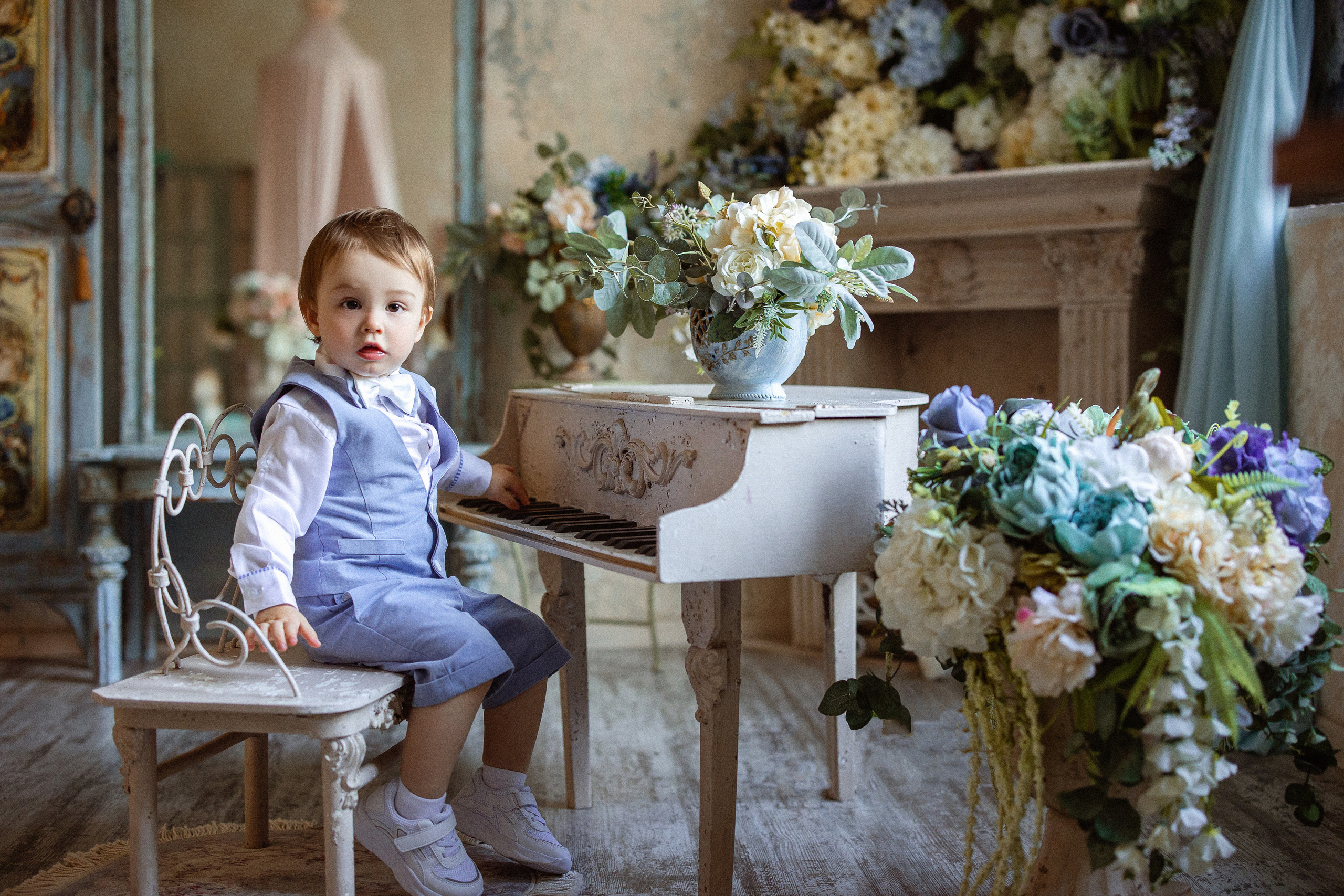 Андрюше 2 годика, Фотостудия «Винтаж». Семейный и детский фотограф в Краснодаре Анна Трашкова