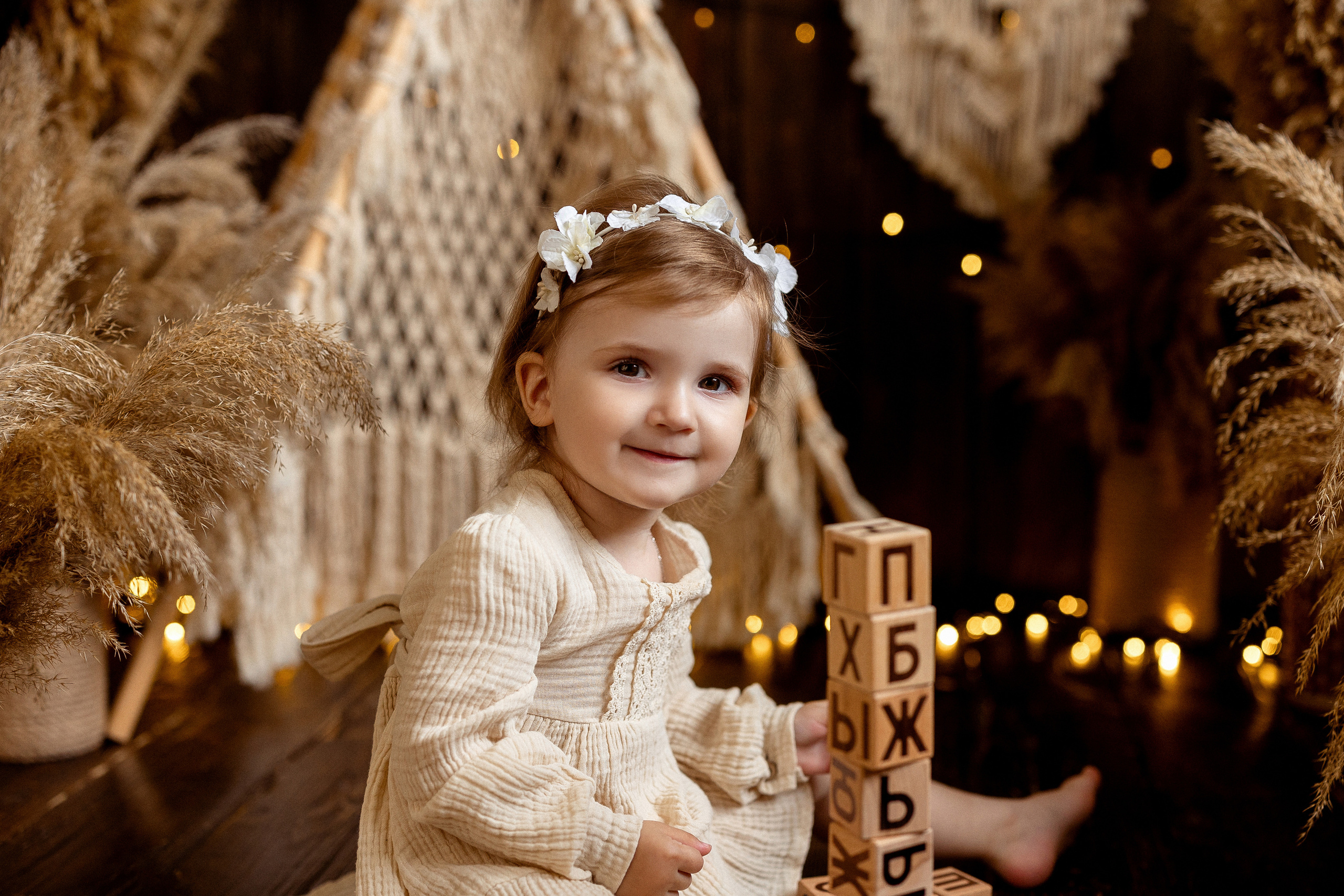 Бохо на тёмном. Семейный и детский фотограф в Краснодаре Анна Трашкова