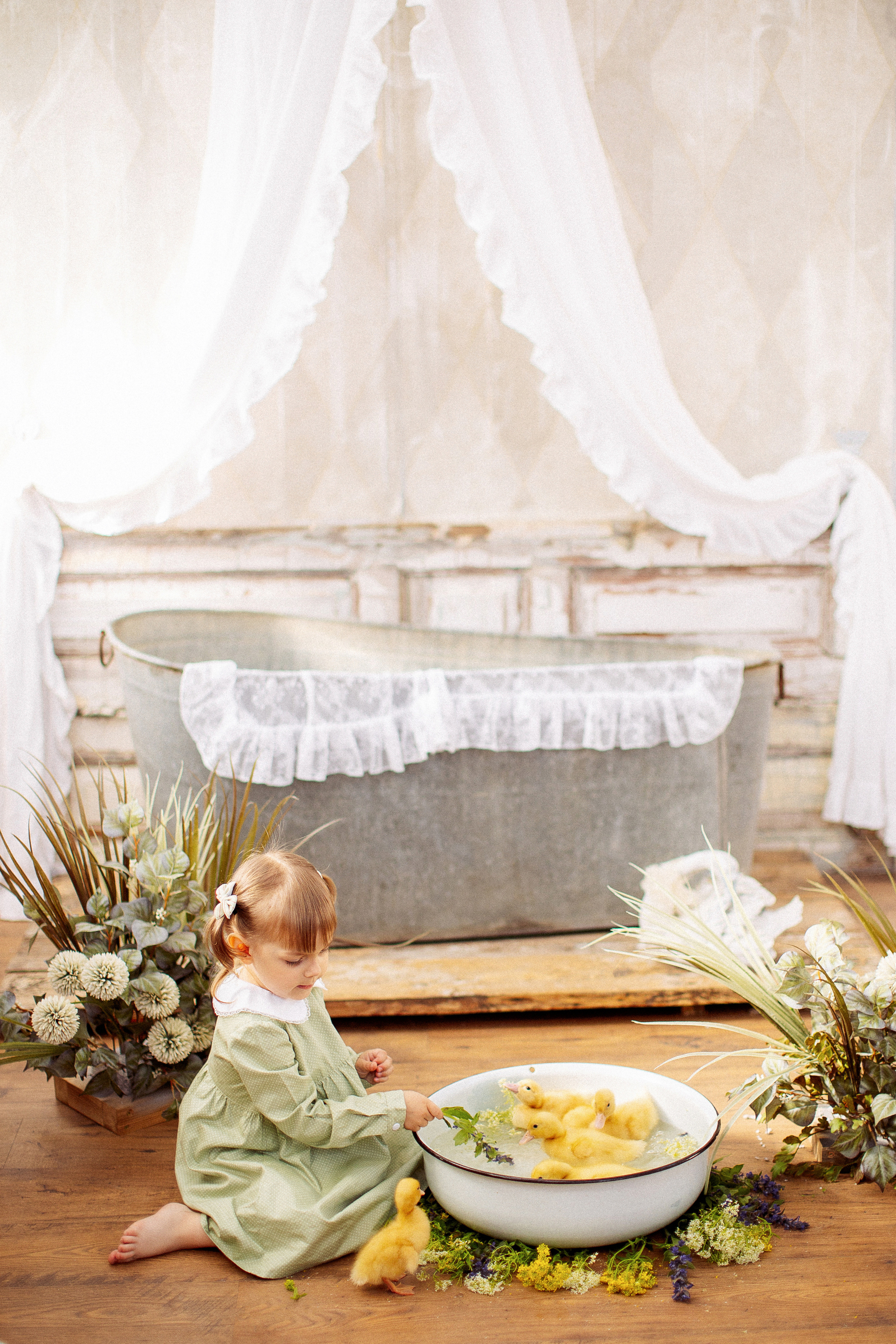 Пасха в стиле «Прованс», мама и дочки. Семейный и детский фотограф в Краснодаре Анна Трашкова