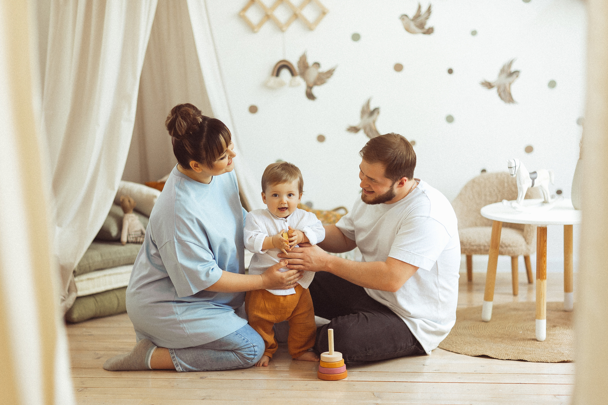 Яну 1 годик, Фотостудия «ХУГГЕ». Семейный и детский фотограф в Краснодаре Анна Трашкова