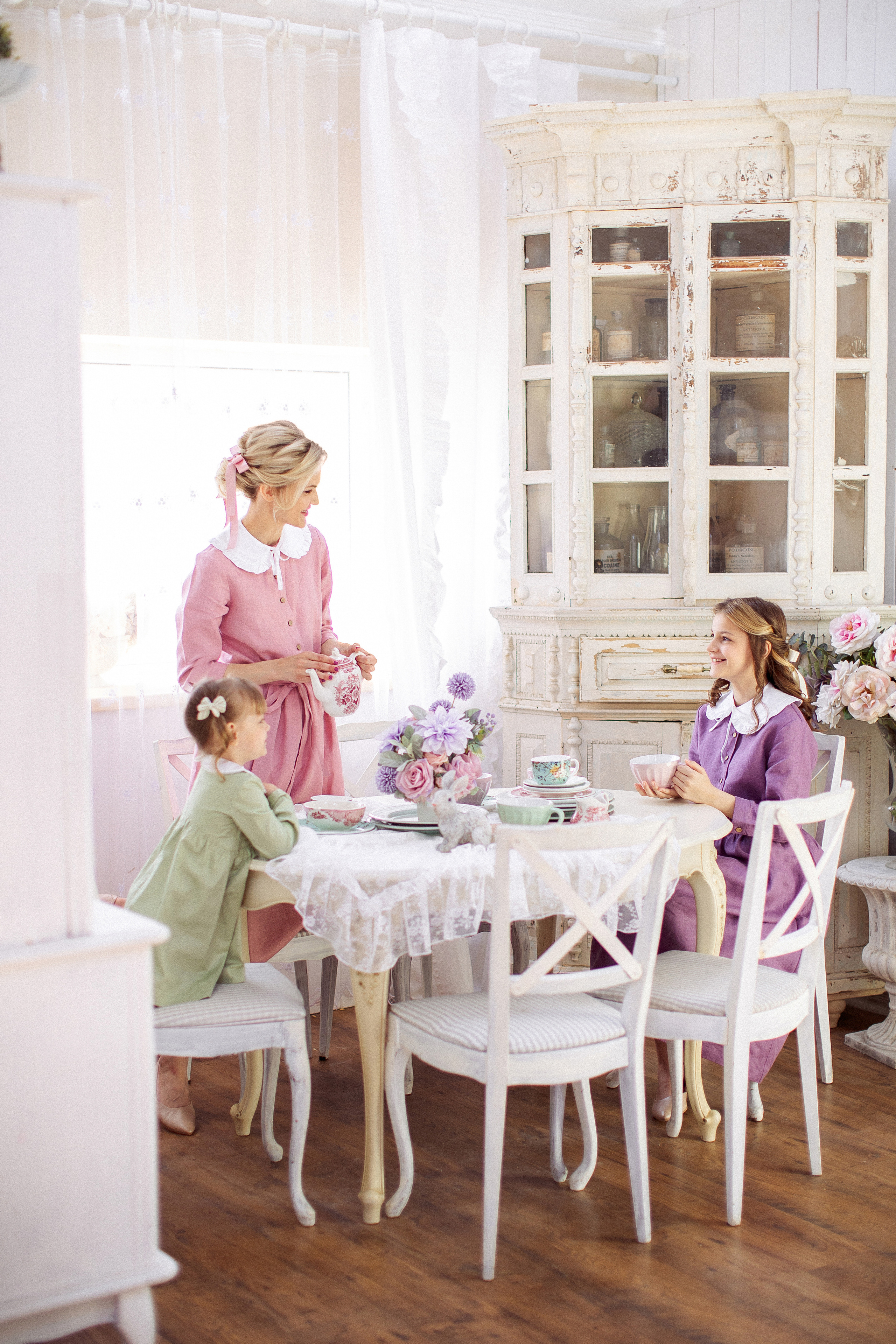 Пасха в стиле «Прованс», мама и дочки. Семейный и детский фотограф в Краснодаре Анна Трашкова