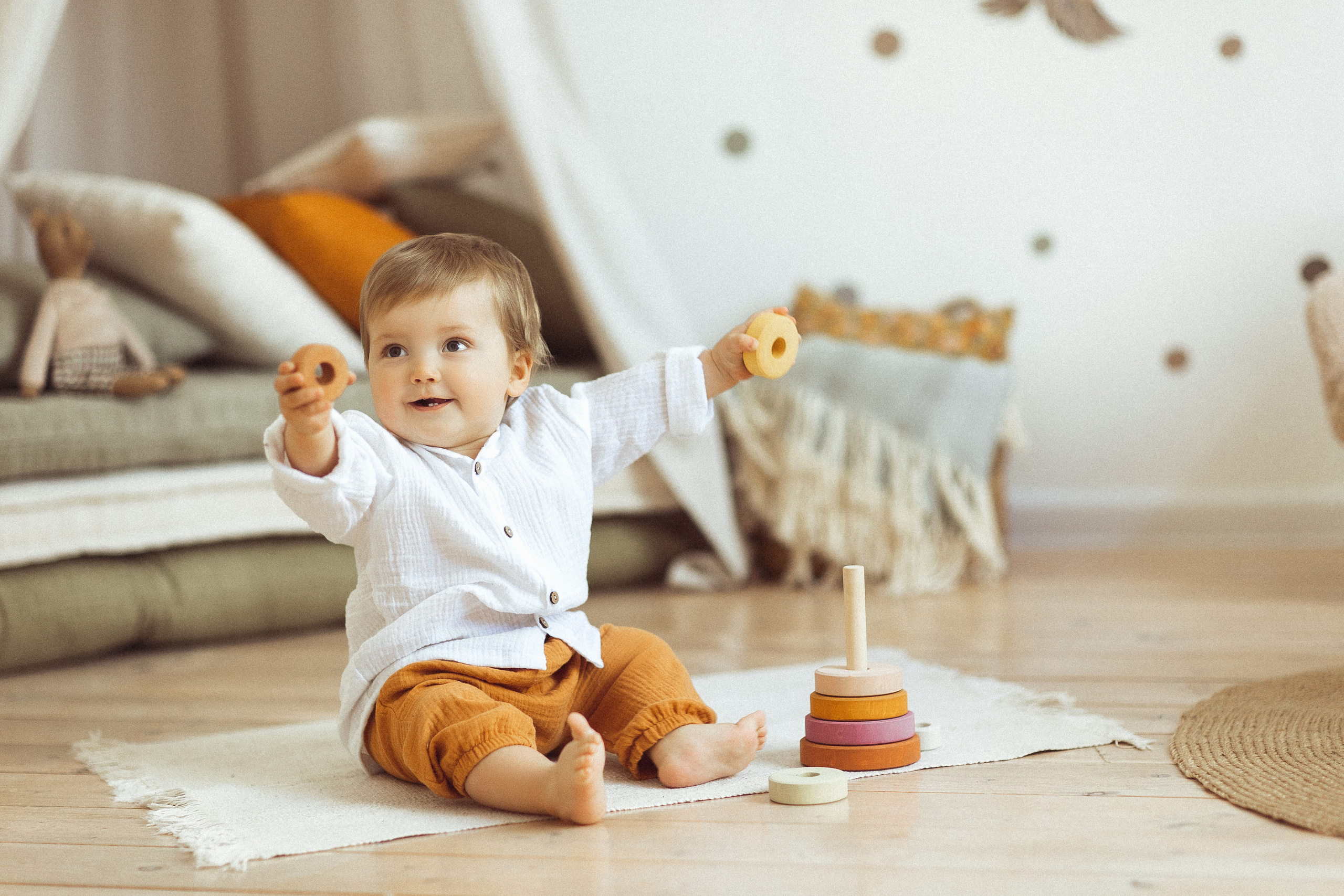 Яну 1 годик, Фотостудия «ХУГГЕ». Семейный и детский фотограф в Краснодаре Анна Трашкова