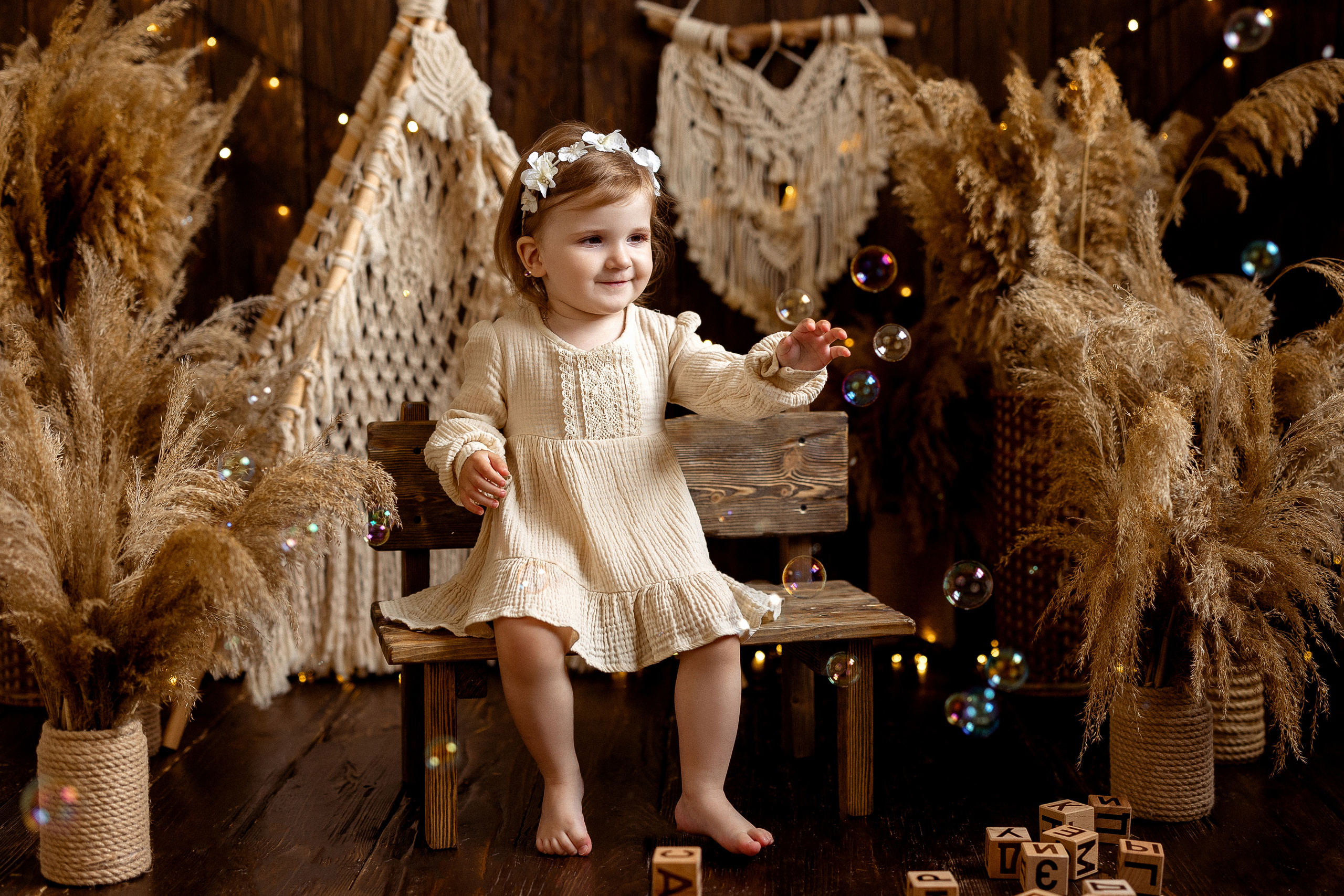 Бохо на тёмном. Семейный и детский фотограф в Краснодаре Анна Трашкова