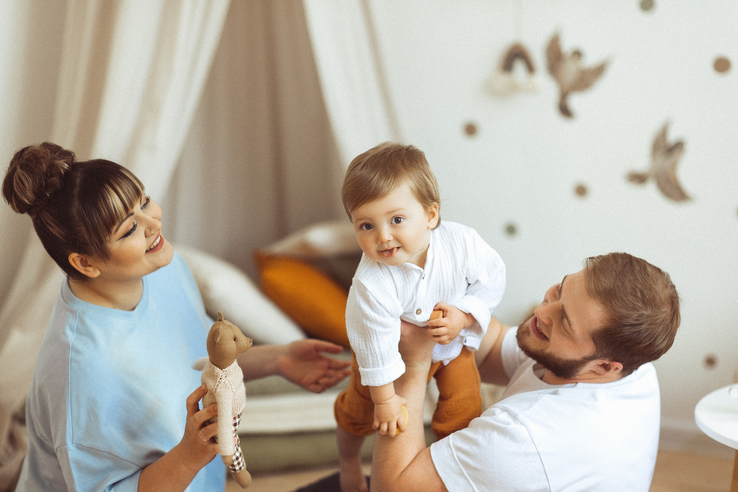 Яну 1 годик, Фотостудия «ХУГГЕ». Семейный и детский фотограф в Краснодаре Анна Трашкова
