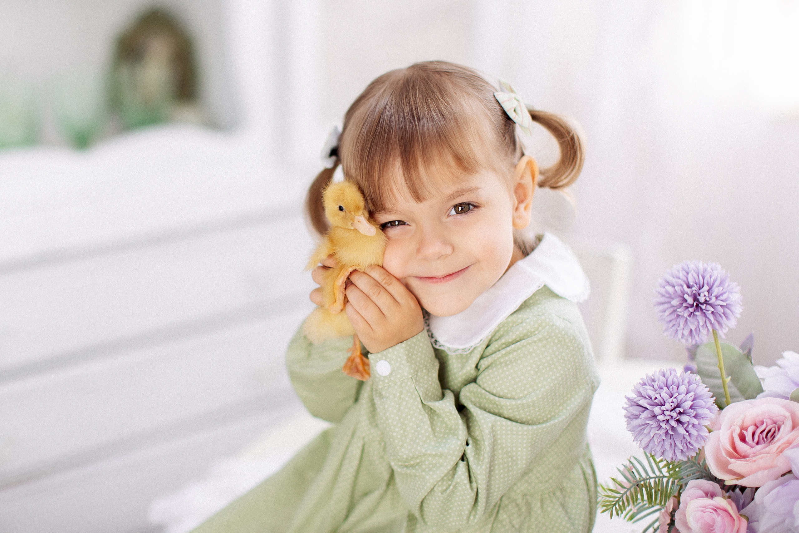 Пасха в стиле «Прованс», мама и дочки. Семейный и детский фотограф в Краснодаре Анна Трашкова