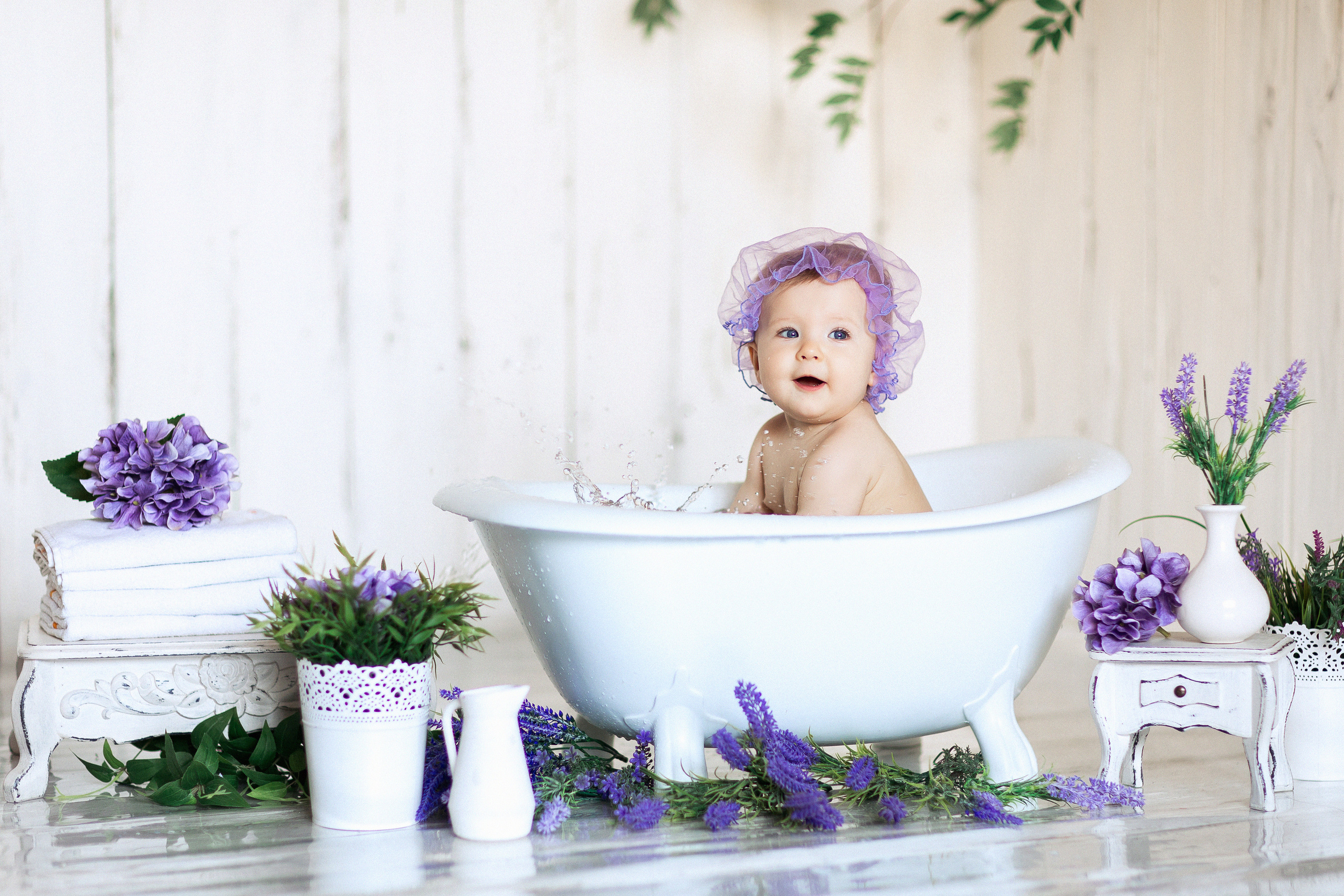 Молочные ванны для детей в Краснодаре. Семейный и детский фотограф в Краснодаре Анна Трашкова