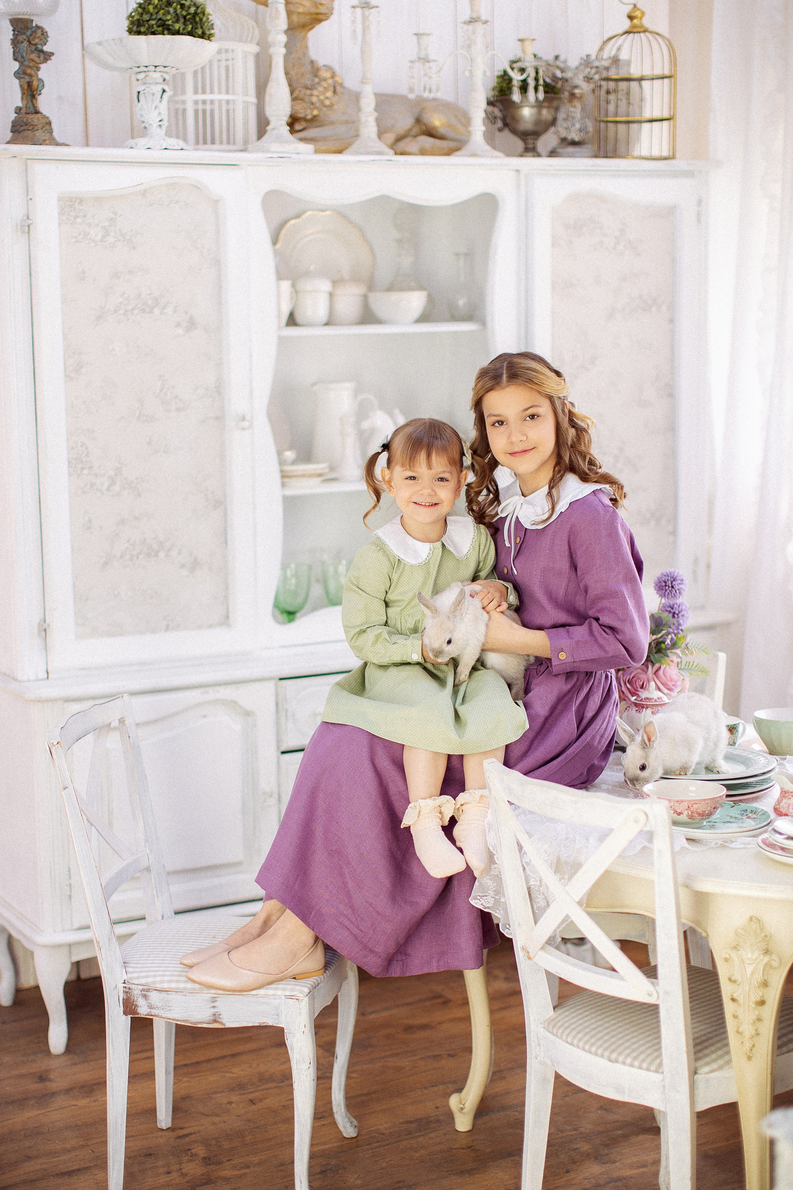 Пасха в стиле «Прованс», мама и дочки. Семейный и детский фотограф в Краснодаре Анна Трашкова