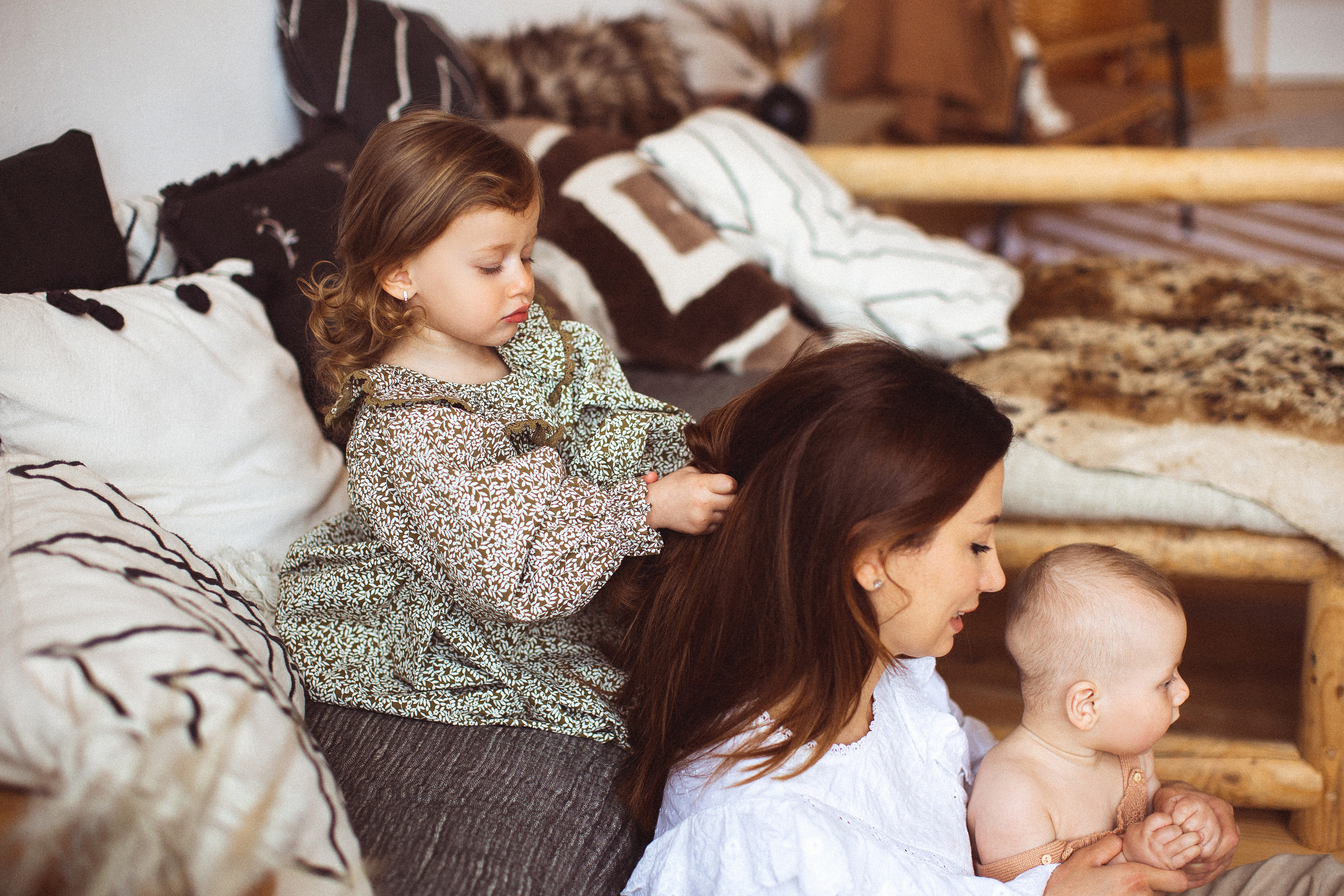 Семейная фотосессия для мамы с детьми в Краснодаре. Семейный и детский фотограф в Краснодаре Анна Трашкова