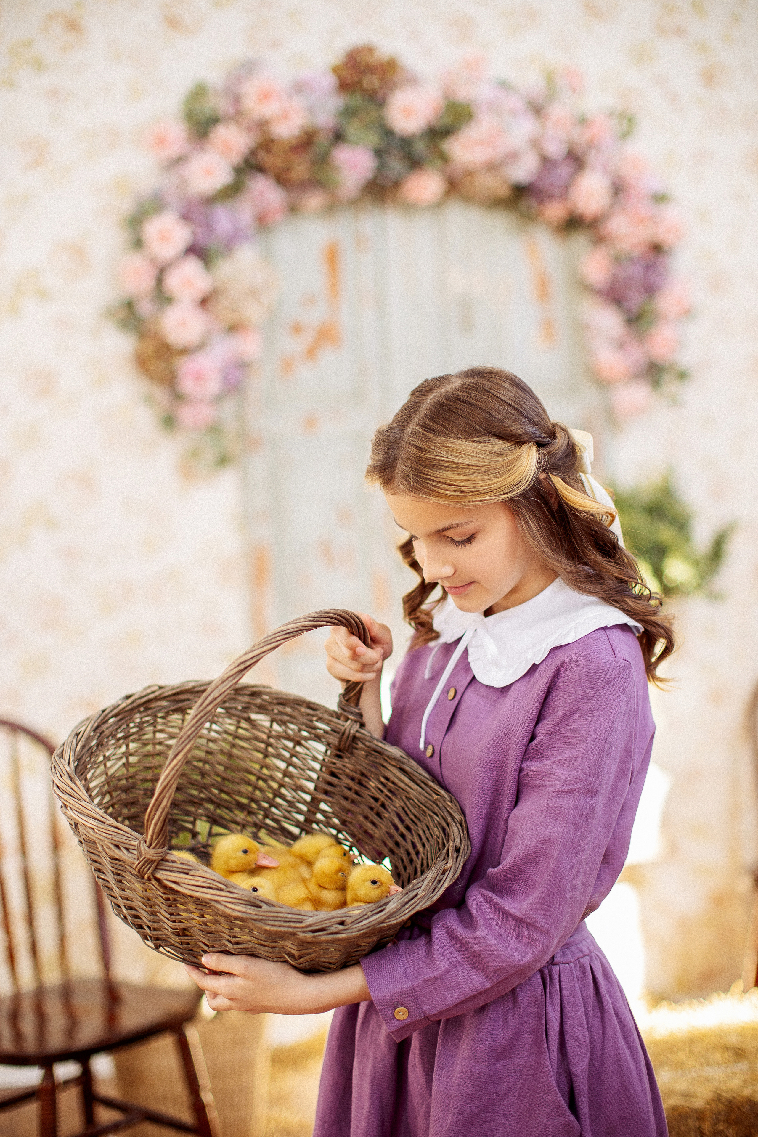 Пасха в стиле «Прованс», мама и дочки. Семейный и детский фотограф в Краснодаре Анна Трашкова