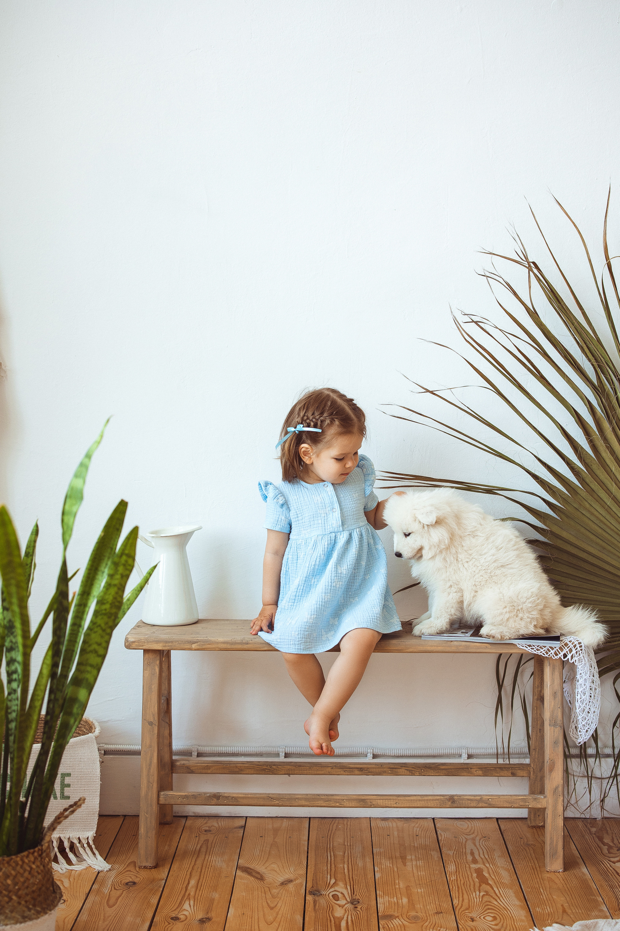 С щенками. Семейный и детский фотограф в Краснодаре Анна Трашкова