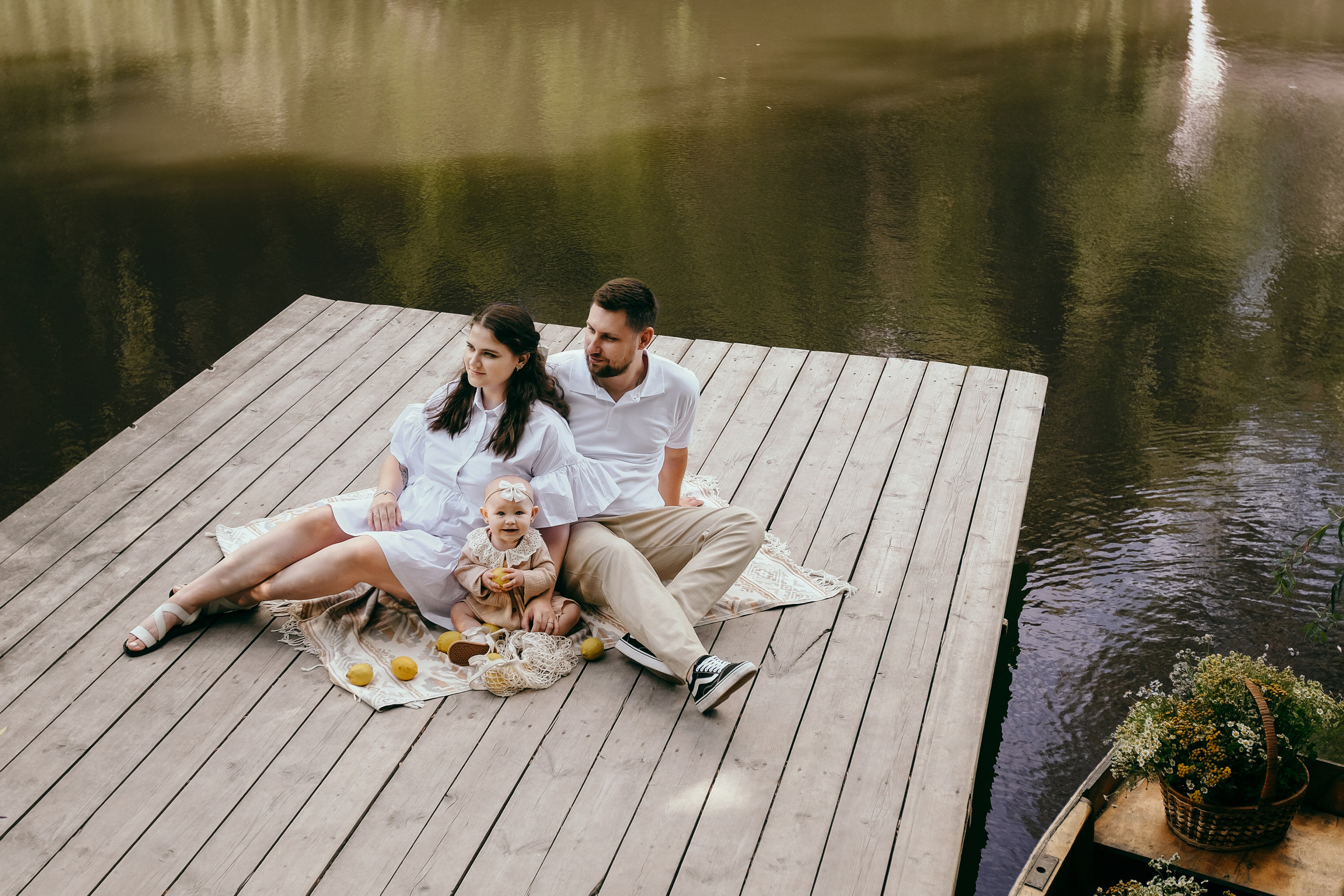 Семейная фотосессия на пруду. Семейный и детский фотограф в Ростове-на-Дону Ольга Есенина