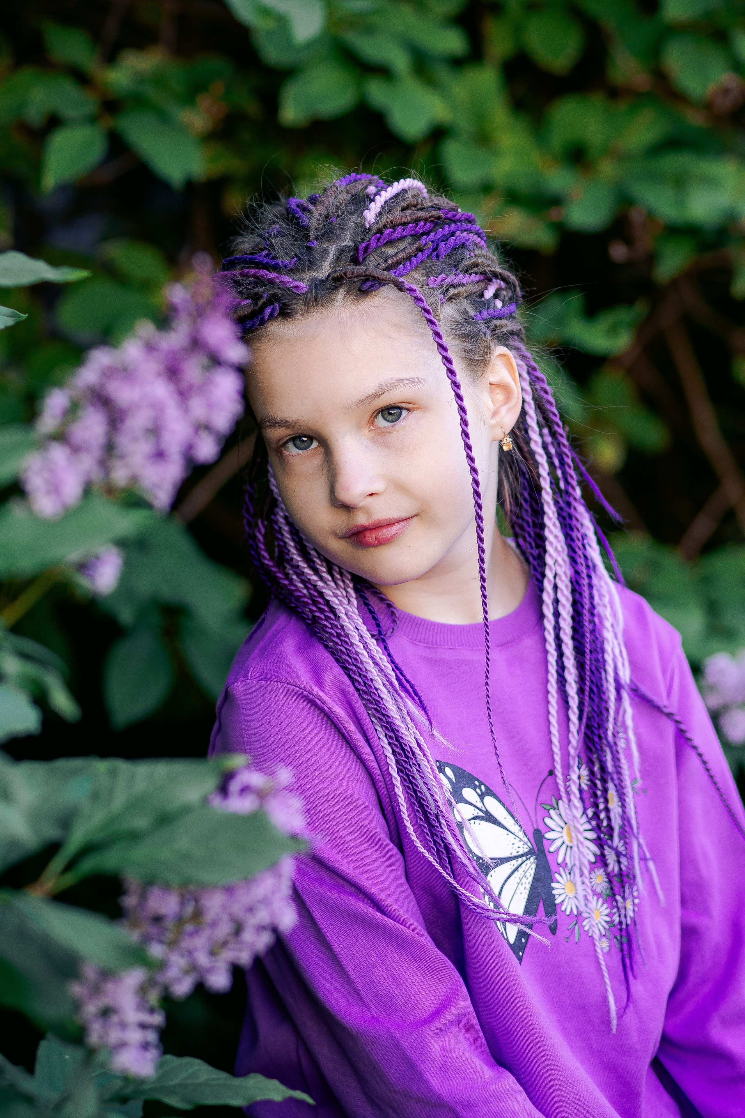 Прогулочная фотосессия мамы и дочки в период цветения в парке. Фотограф в Санкт-Петербурге, Анна Скворцова