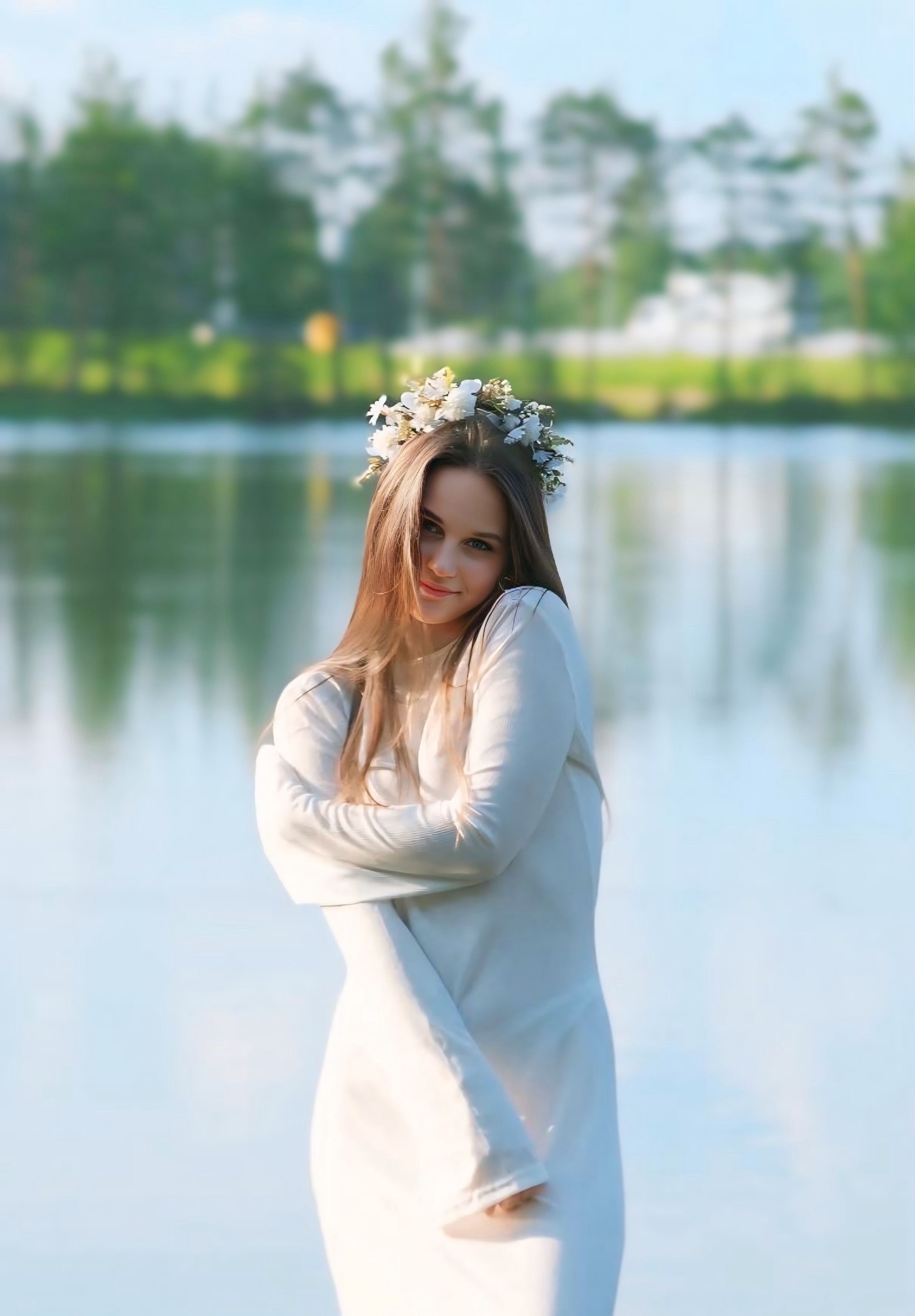 Съемка у озера