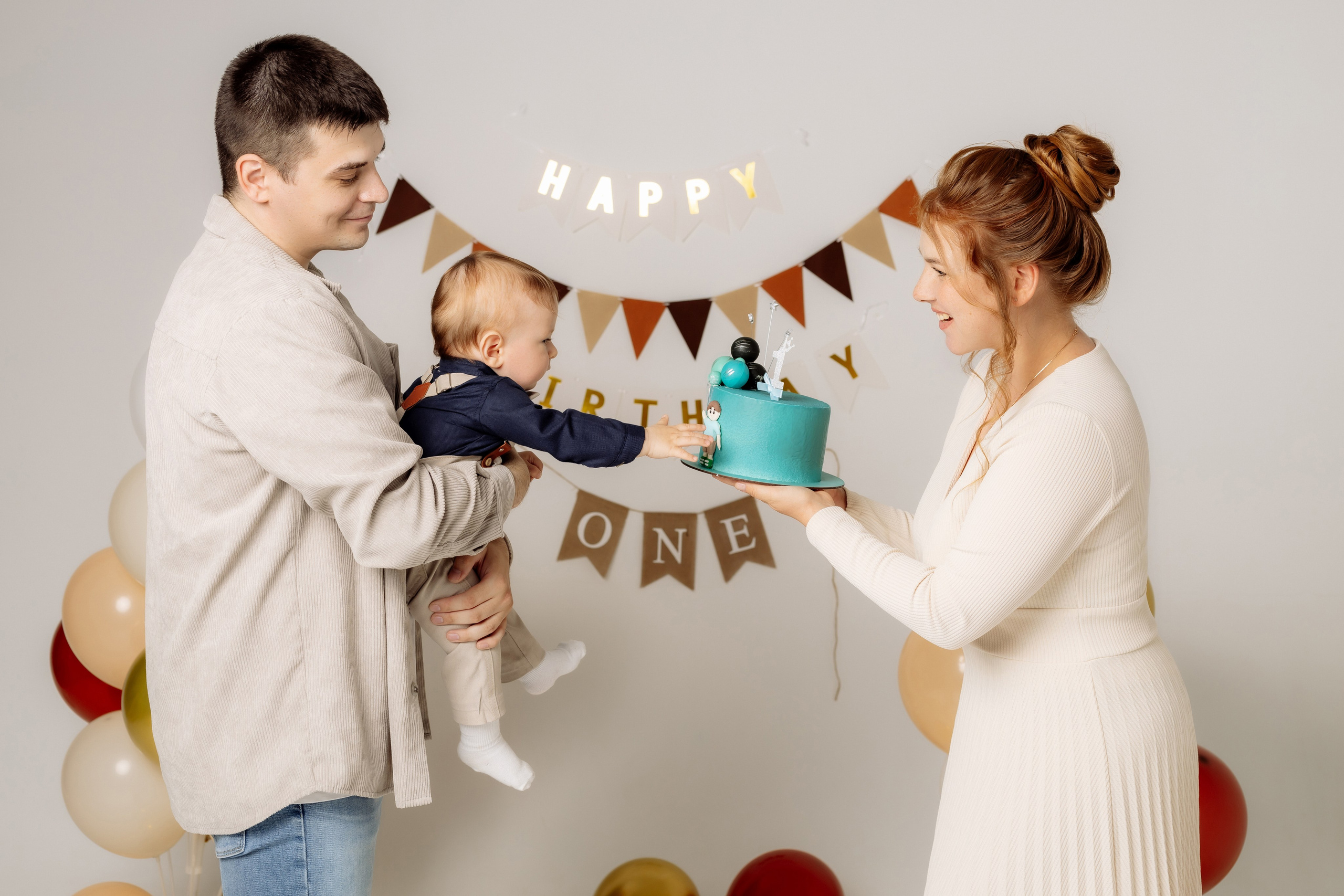 Фотосессия на 1 годик. Зотова Алена — семейный и женский фотограф в Зеленограде