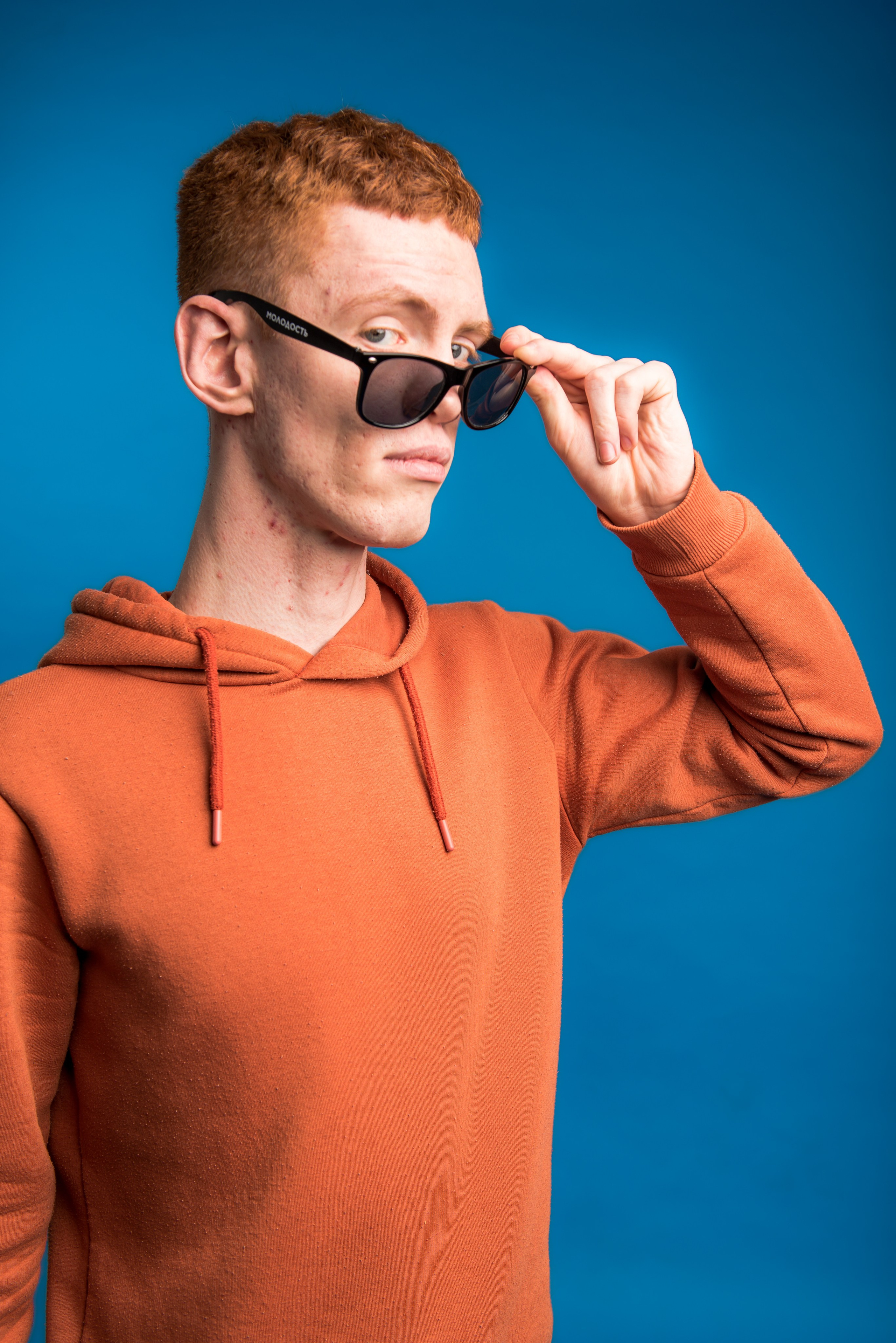 Blue board студийная съемка