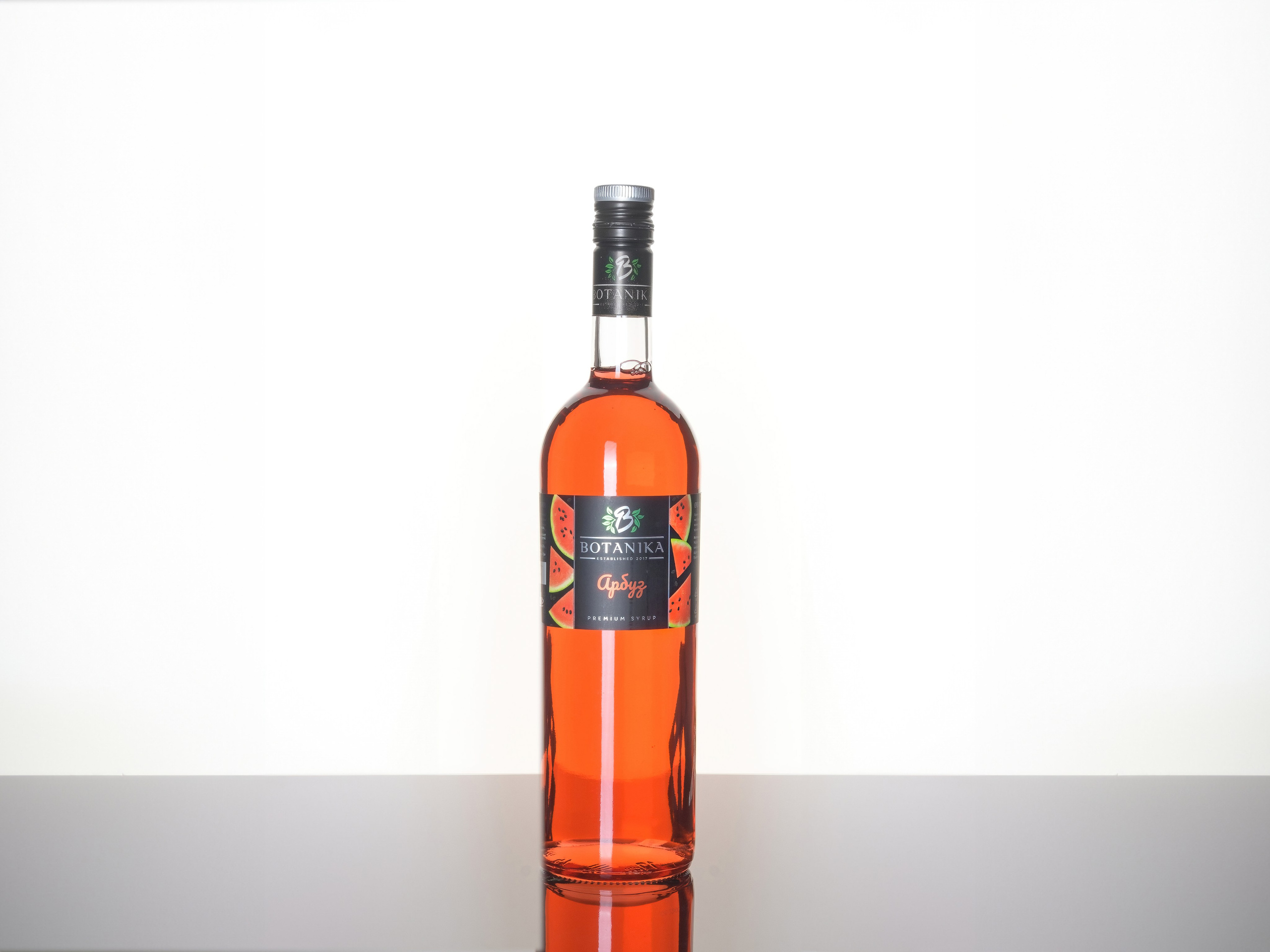 бутылка с сиропом