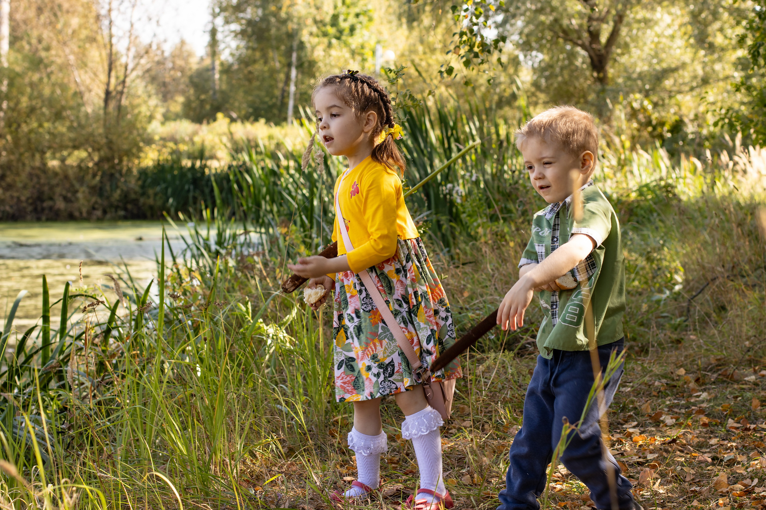 Саша и Маша лесная прогулка. Главная