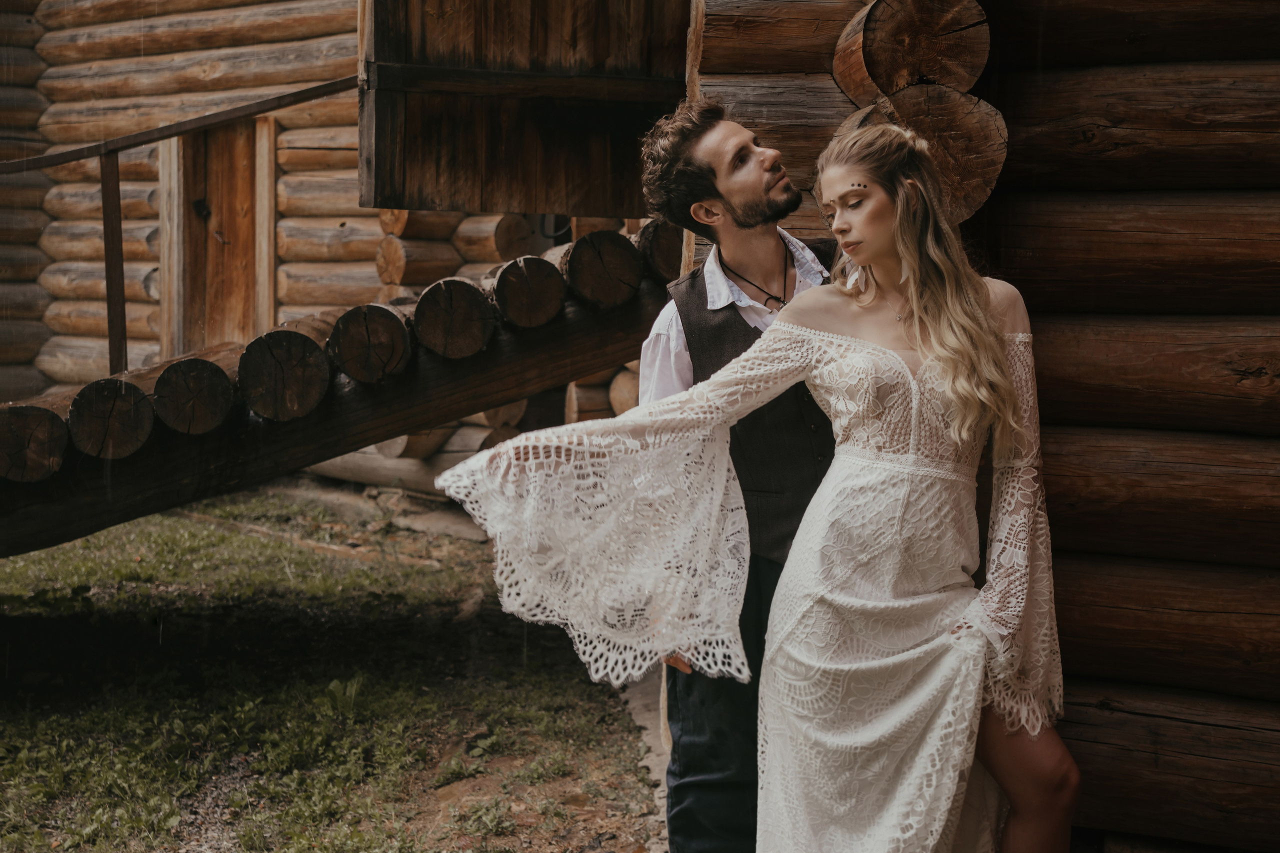 Свадебная лав стори фотосессия в стиле бохо. Фотограф Москва: тематическая фотосессия с подбором образа