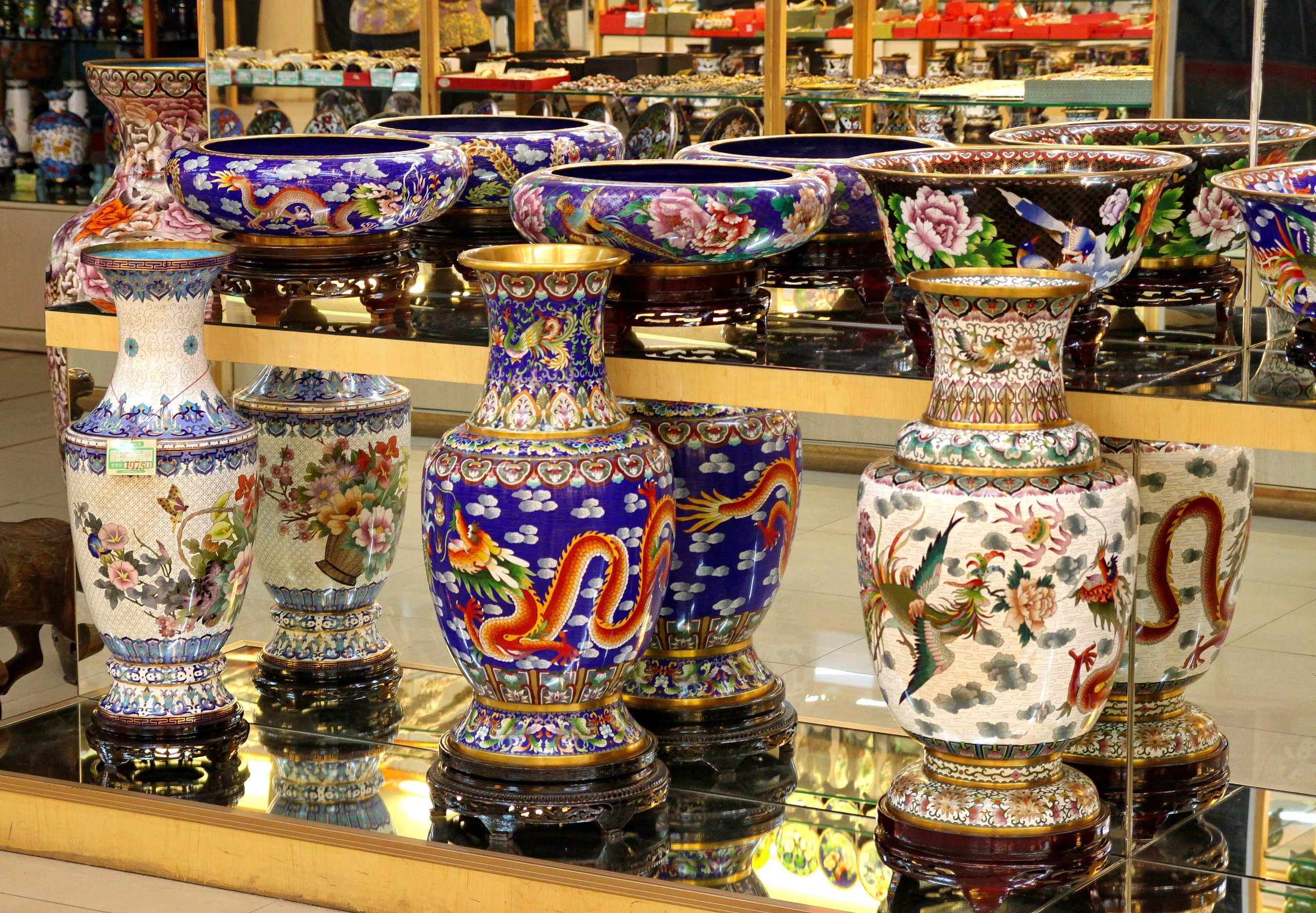 Китайские вазы, Китай