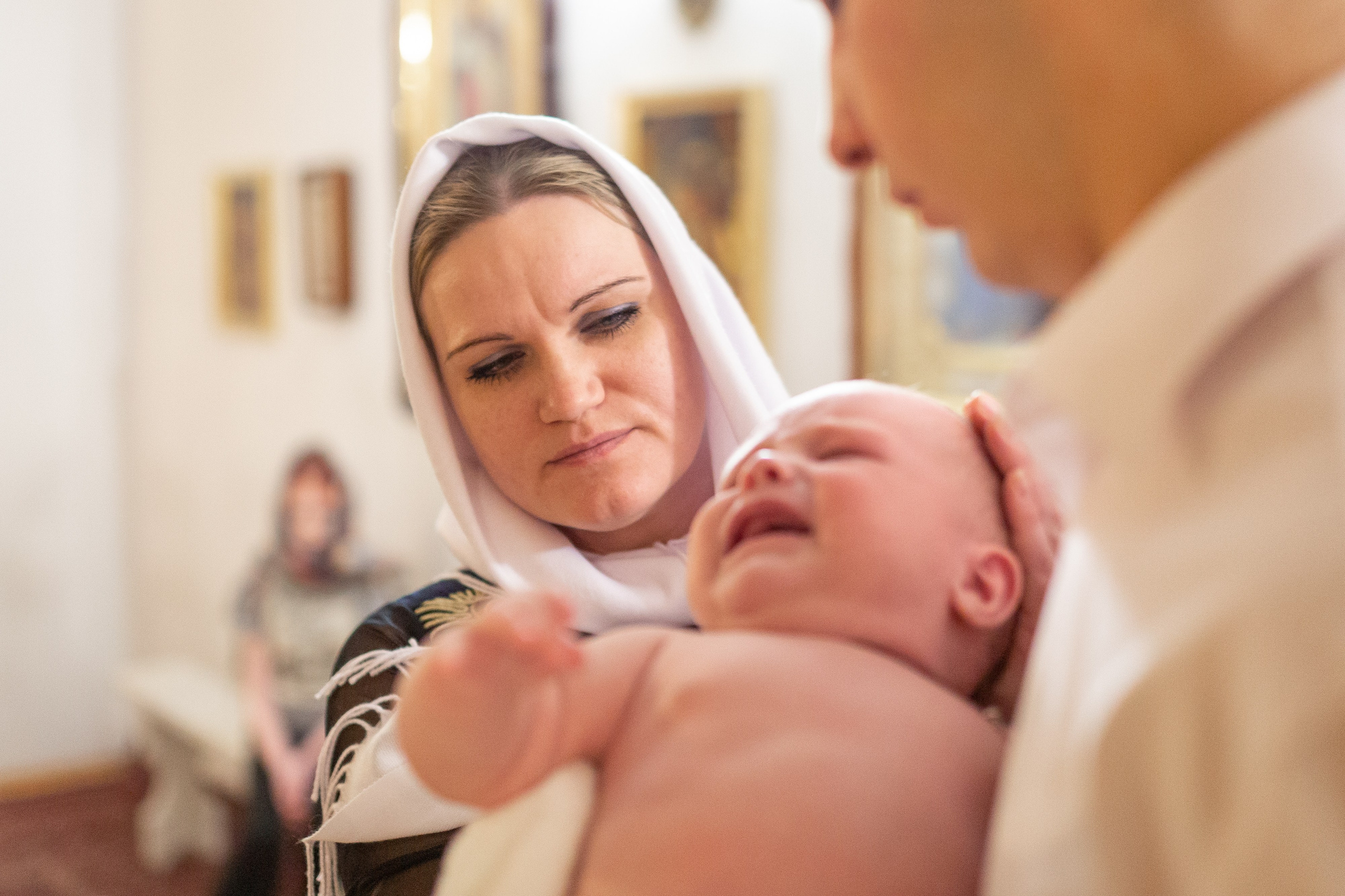 Таинство крещения. Фотограф Комаров Сергей