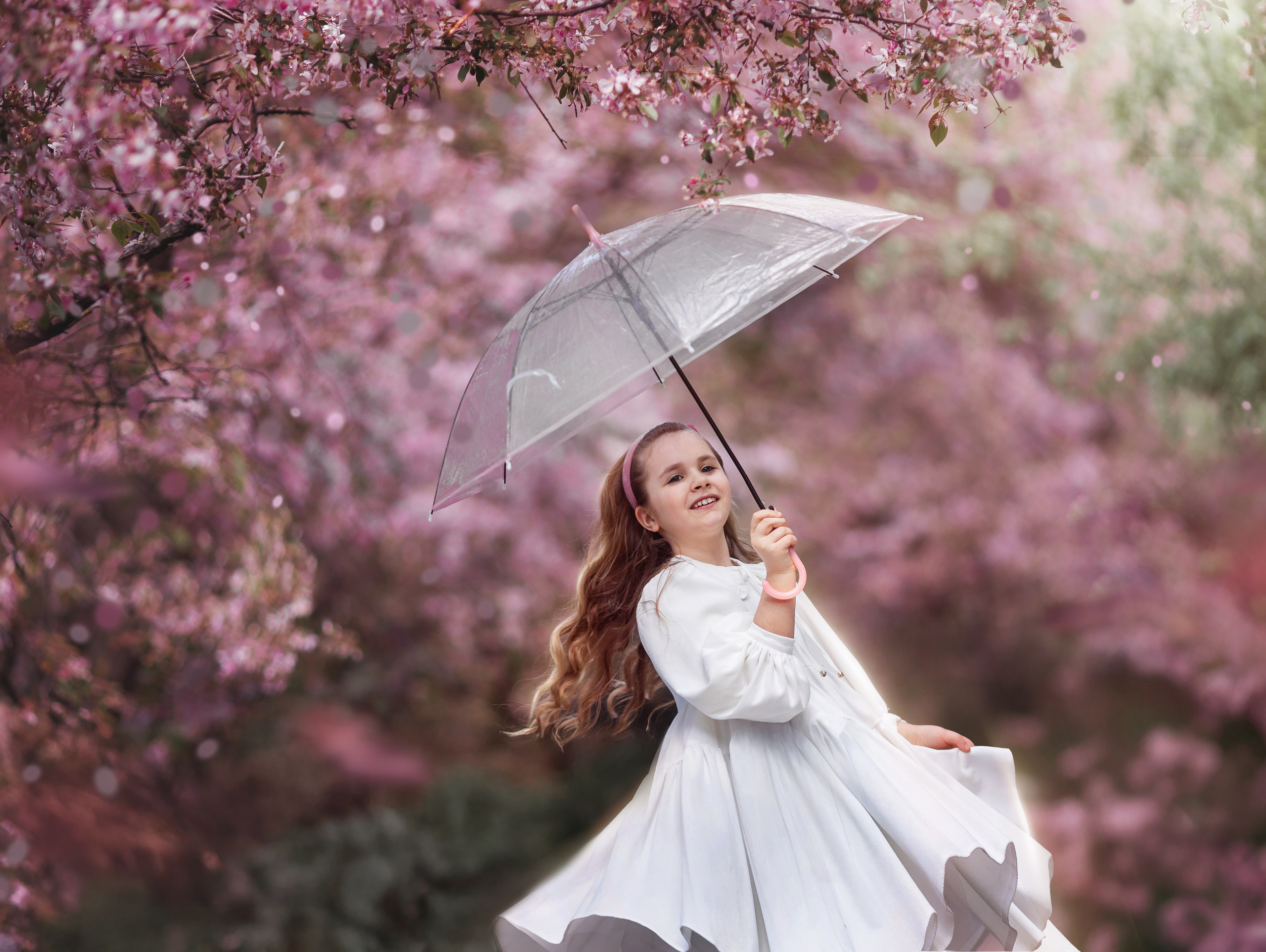 сказочная Фотосессия Фотосессия в цветении детский фотограф