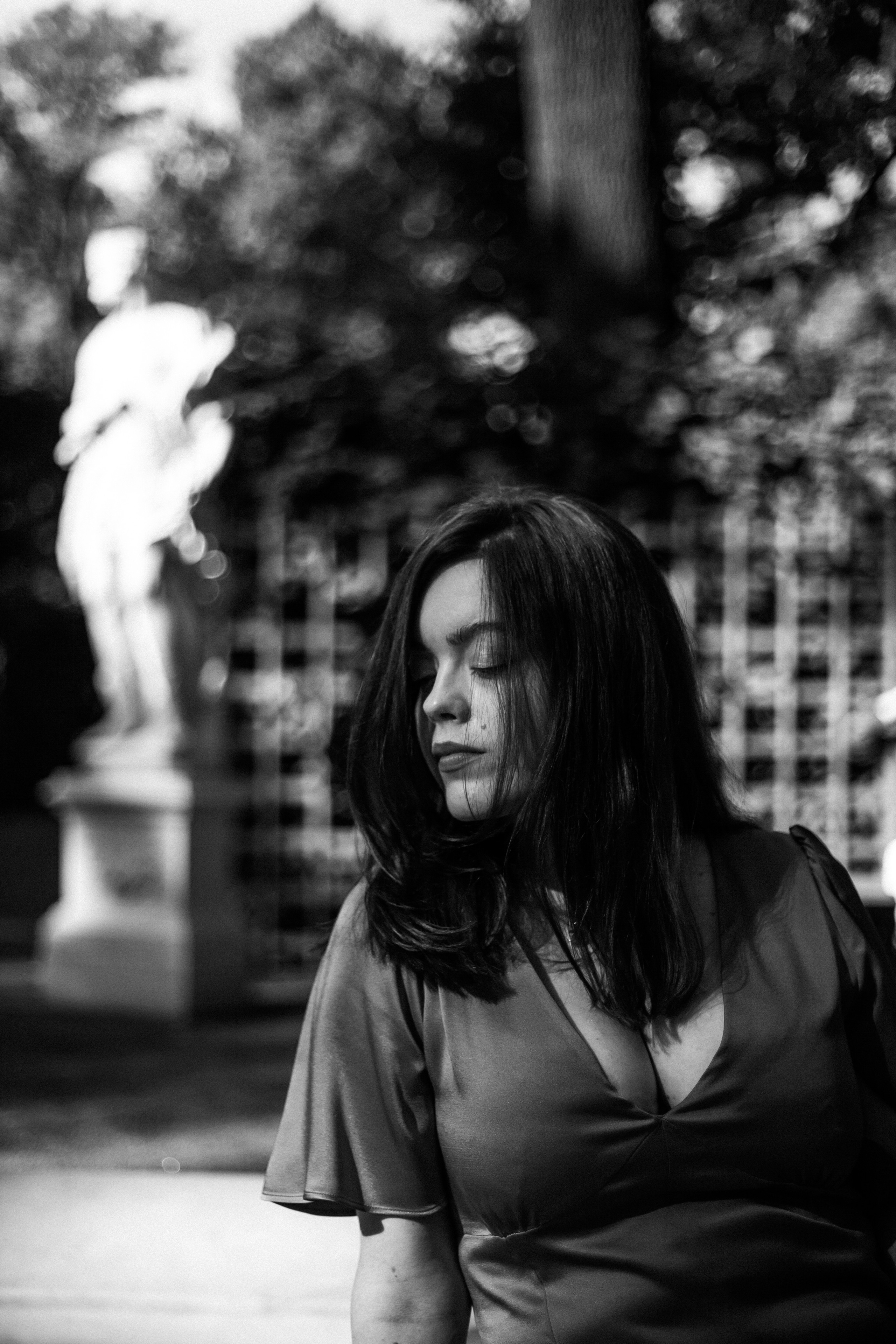 Ольга. Летний сад. Фотограф в Санкт-Петербурге Матвиенко Яна