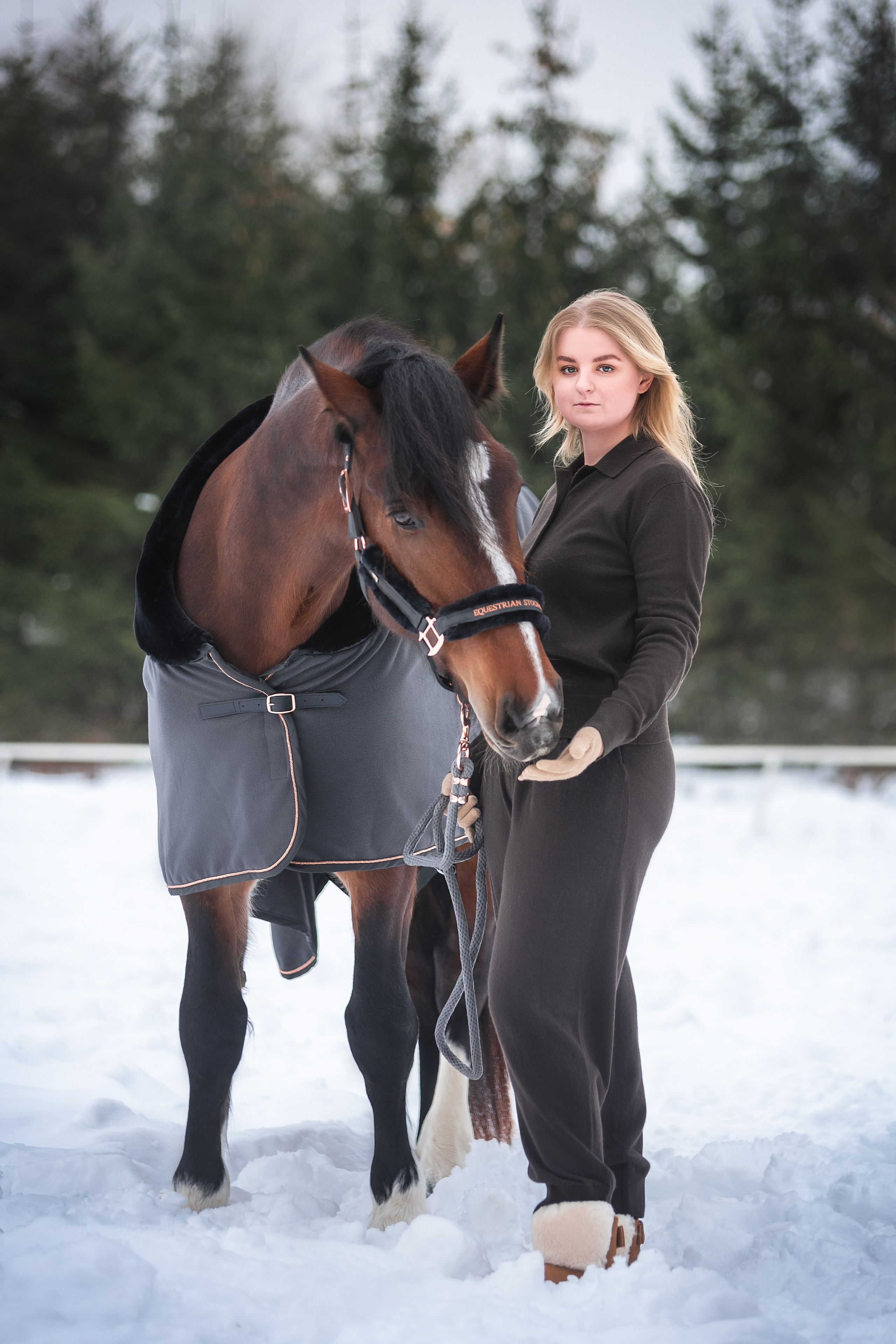 Новогодний Волконский. Конный фотограф Куракина Дарья • Фотосессии с лошадьми