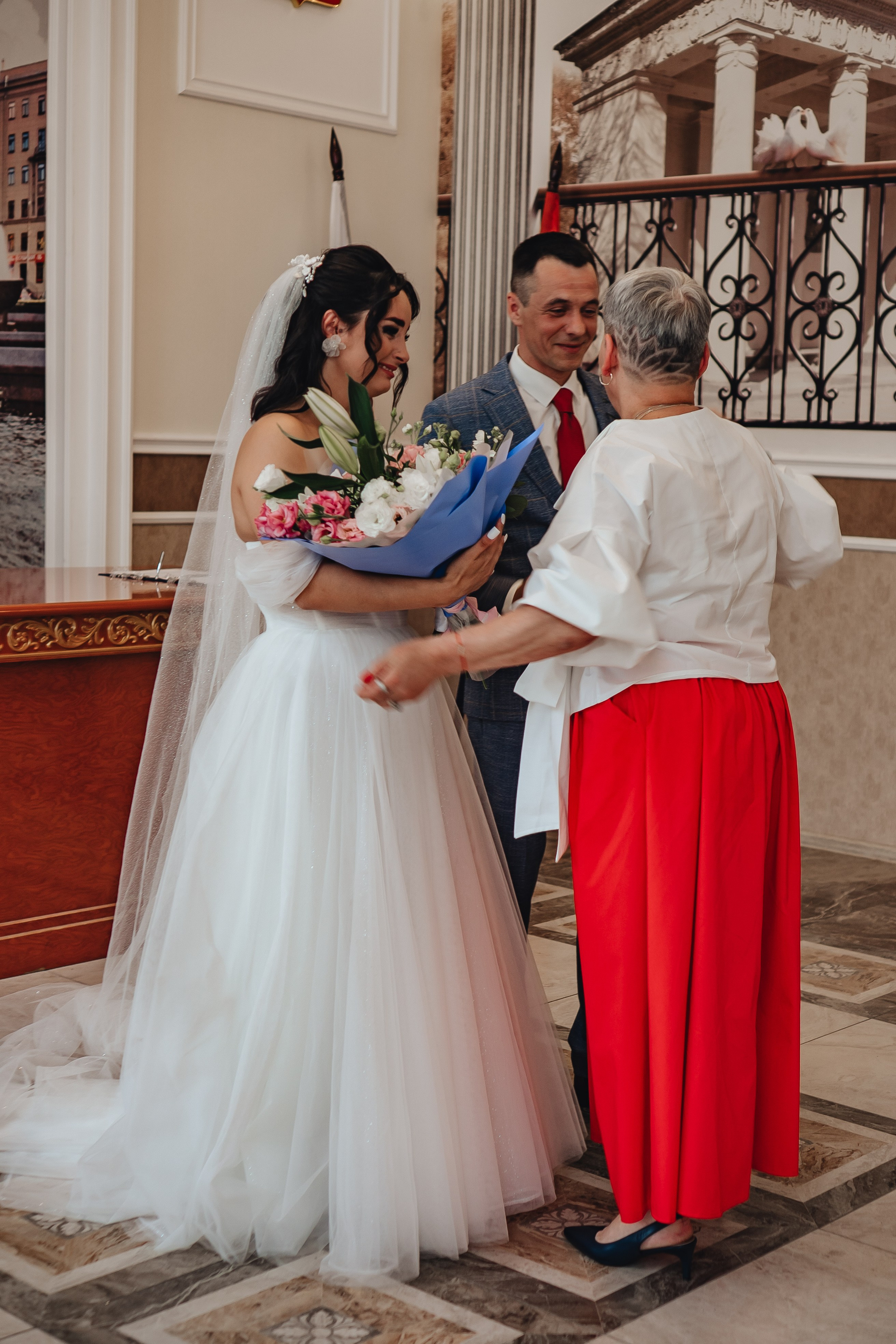 СВАДЕБНАЯ СЬЕМКА В ЗАГСЕ НА МОСКОВСКОМ ПРОСПЕКТЕ. Профессиональный фотограф, Санкт-Петербург — Виктория Богомолова