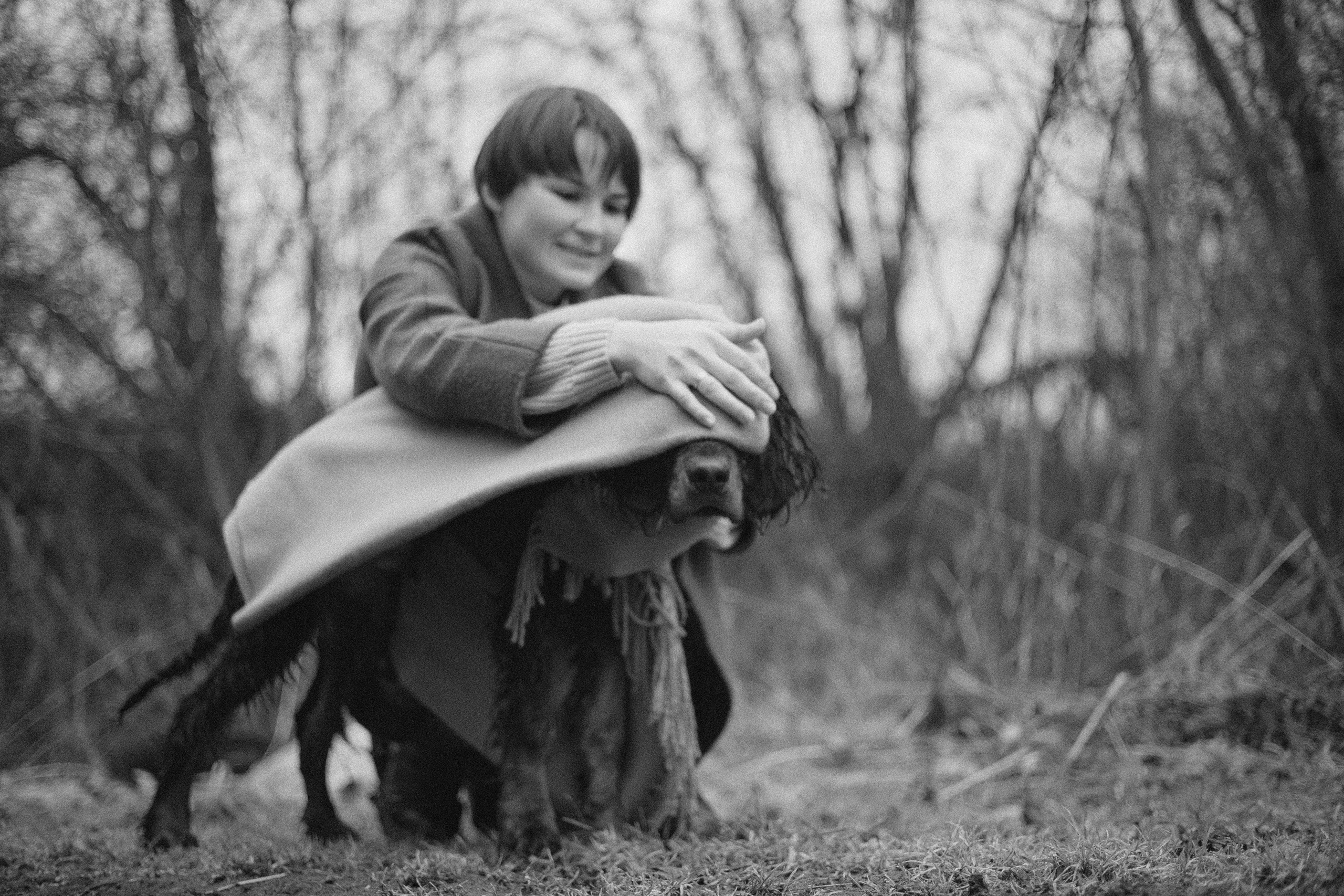 Даша, Глеб, Барс и Бруно. Фотограф-анималист Богданова Полина