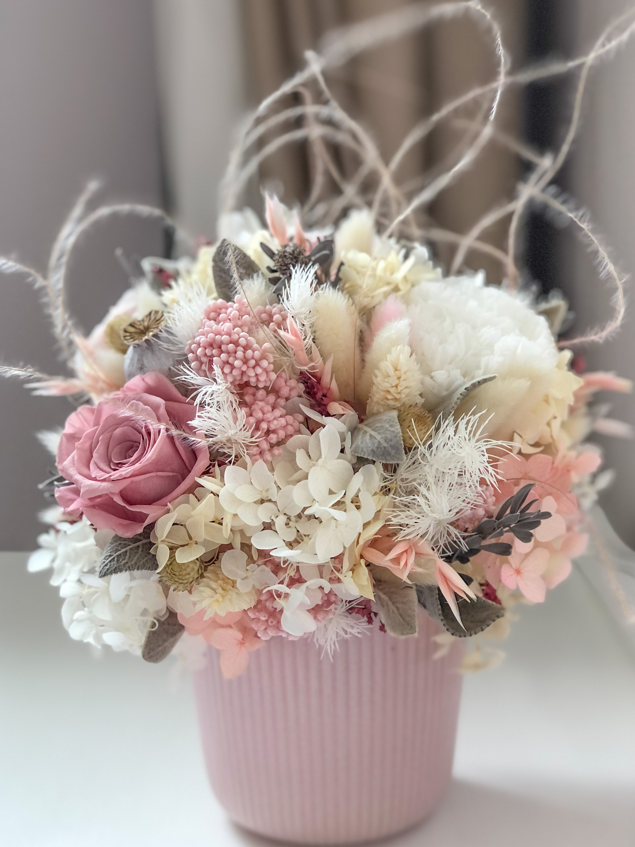 Примеры работ. Стабилизированные цветы Букеты Москва