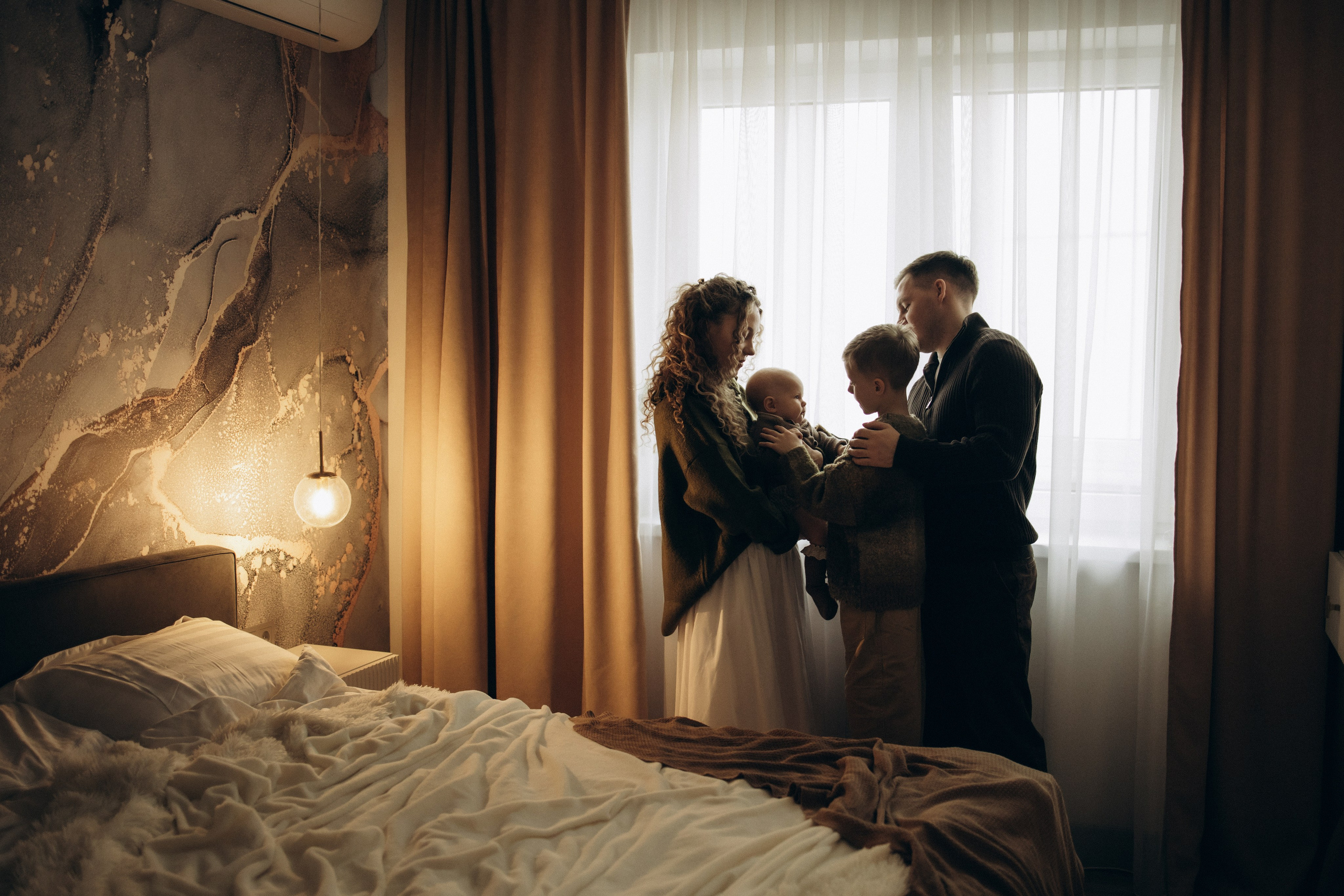 Домашняя съемка Света, Коля, Максим и Варя. Семейный фотограф в Ростове-на-Дону Мария Ожогина