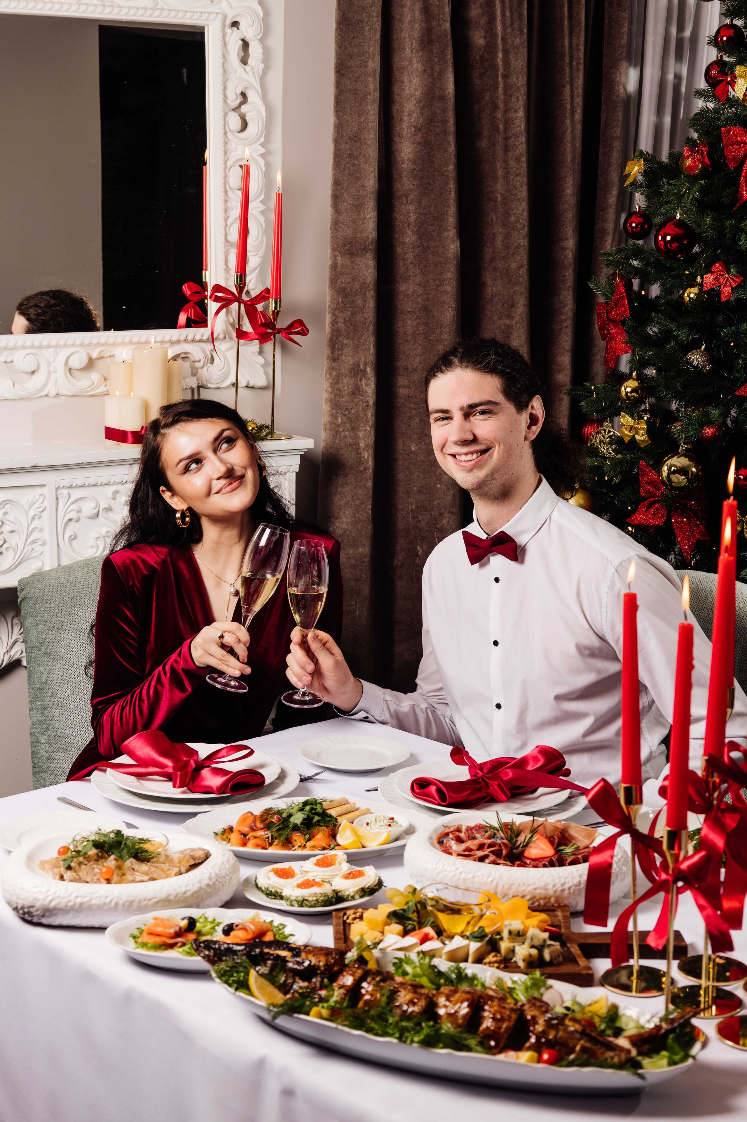 Новогодний ужин от ЦВО. Фотограф в Тюмени Башмакова Анна