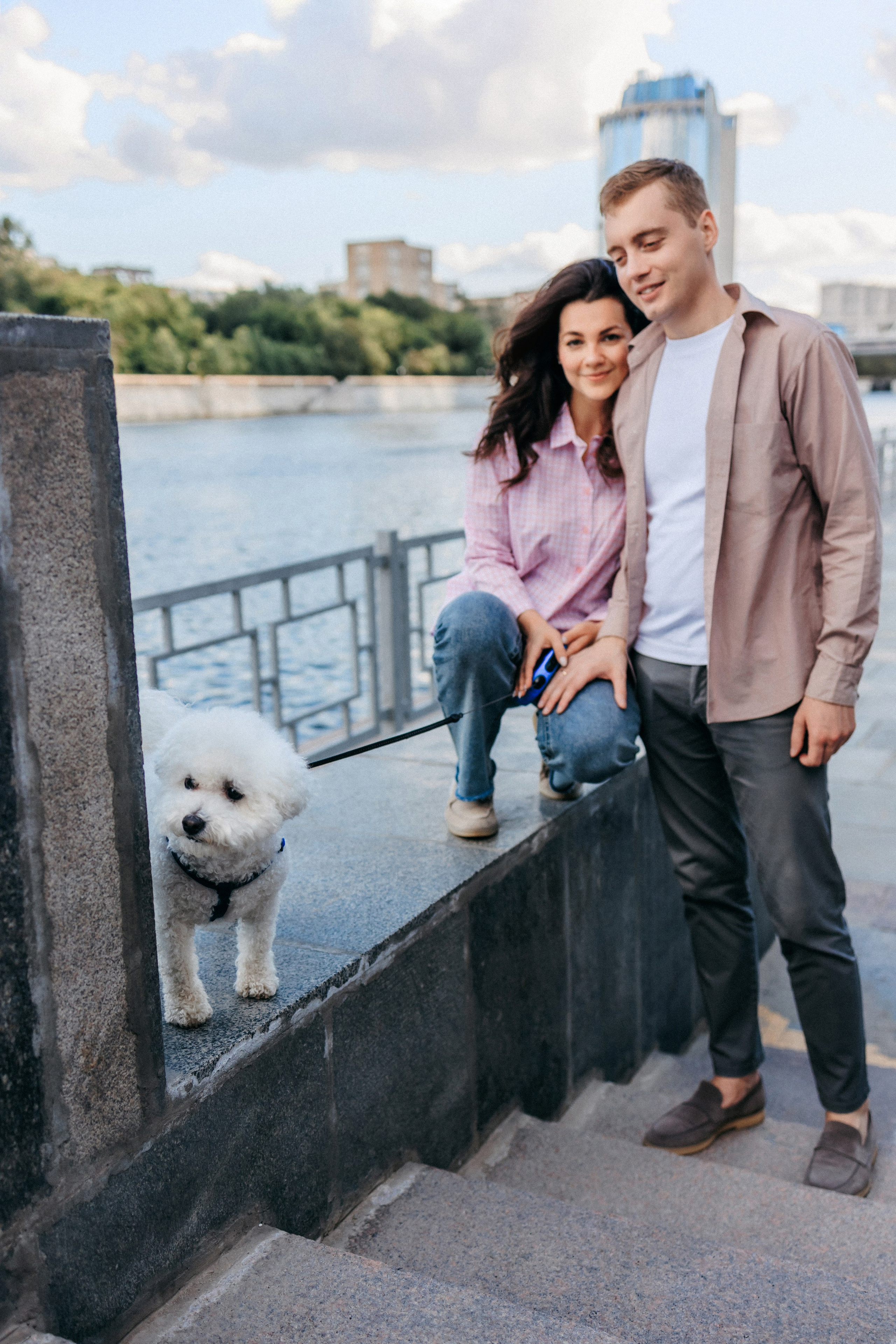 Марина, Данил и Бруно. Фотограф-анималист Елена Радченко, Москва