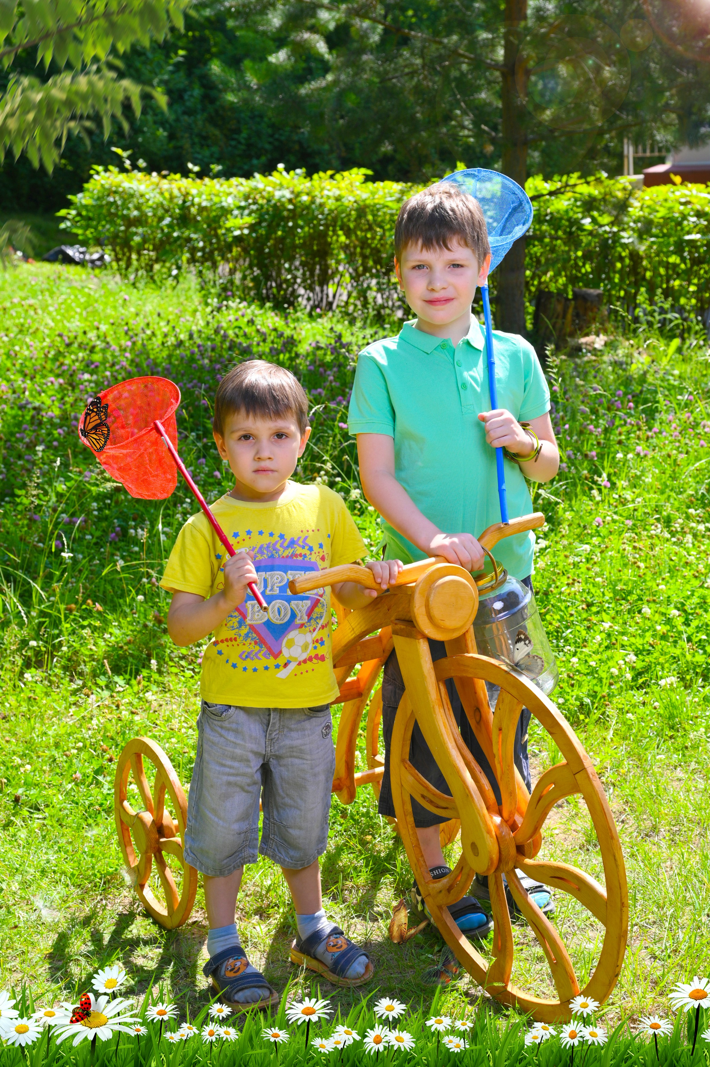 Ловец бабочек. ФотоАрт