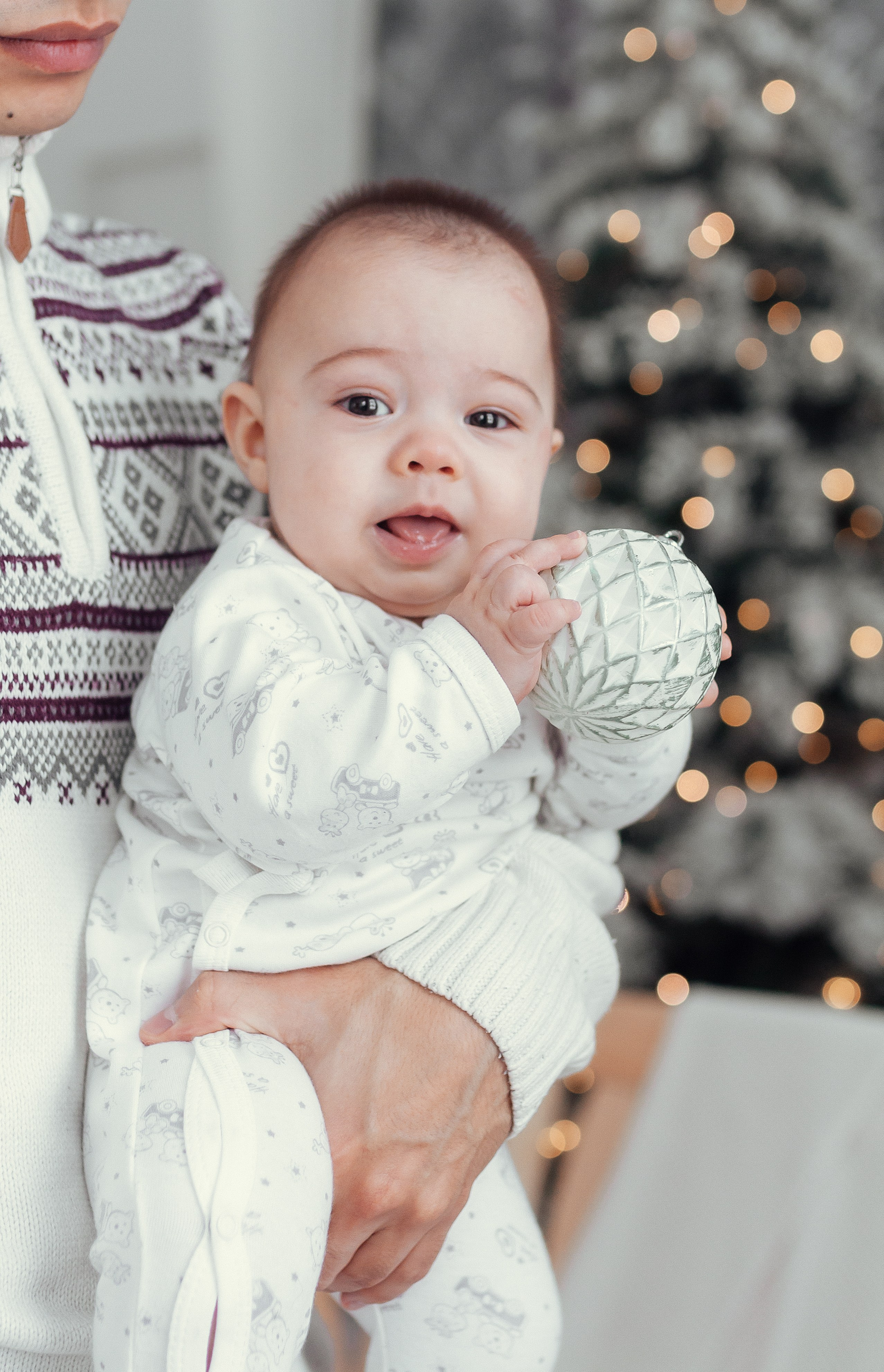 Зиля с семьей. Новогодняя фотосессия в студии. Профессиональный фотограф, Москва |Видное Елена Елизарова